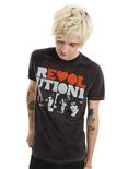 The Beatles Revolution Love Faded Wash T-Shirt, , alternate