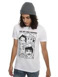 Red Hot Chili Peppers Line Drawing T-Shirt, , alternate
