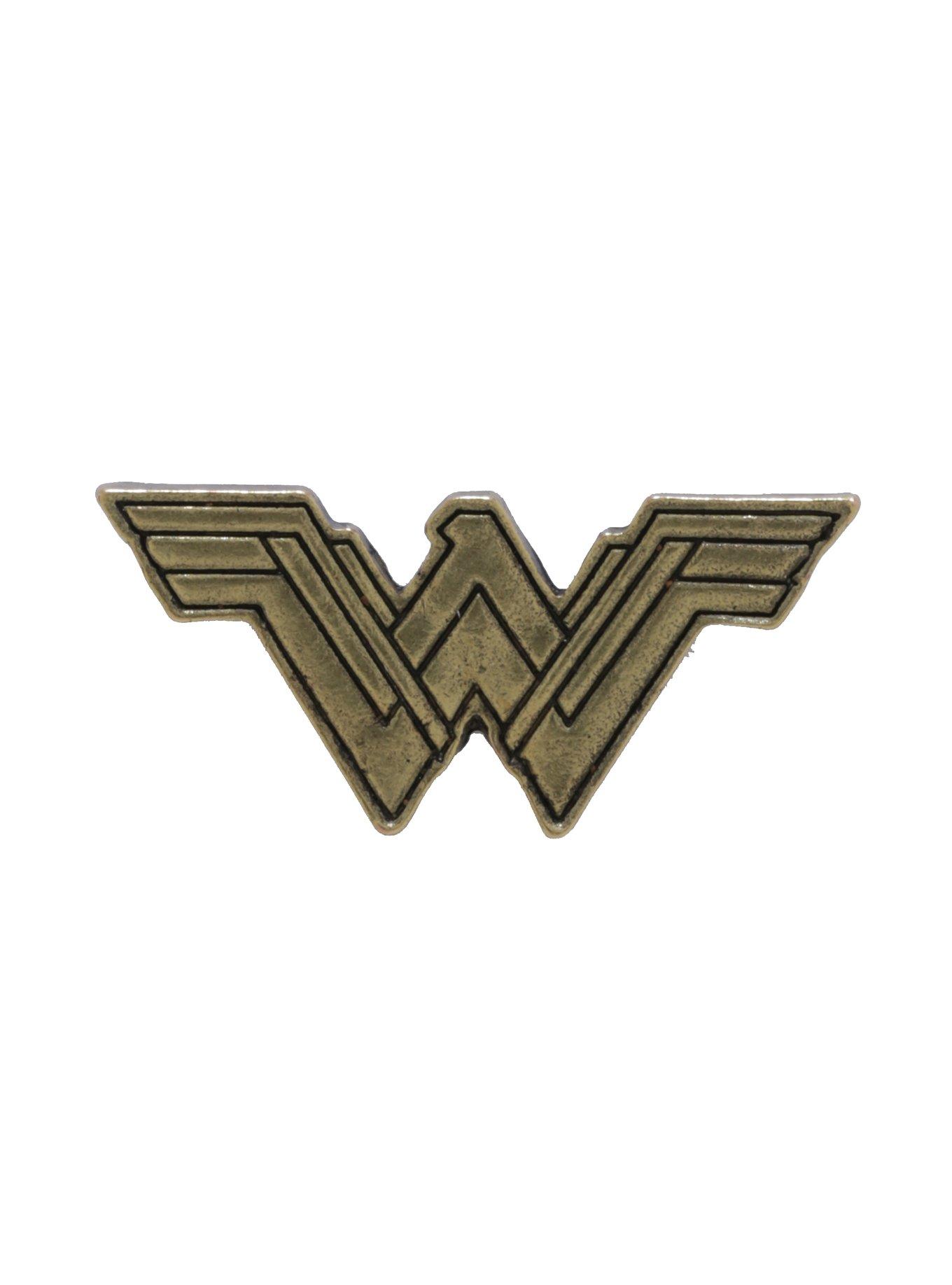 DC Comics Wonder Woman Logo Enamel Pin, , alternate