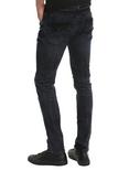 Dark Indigo Wash Comfort Stretch Skinny Jeans, , alternate