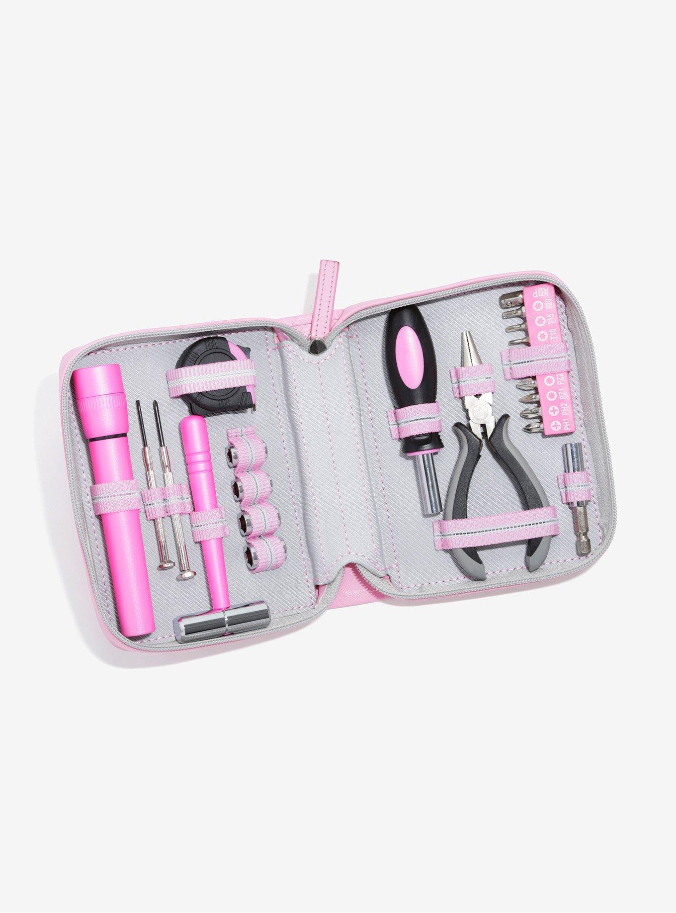 23-In-One Pink Tool Set, , alternate