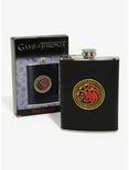 Game Of Thrones House Targaryen Leather Flask - BoxLunch Exclusive, , alternate