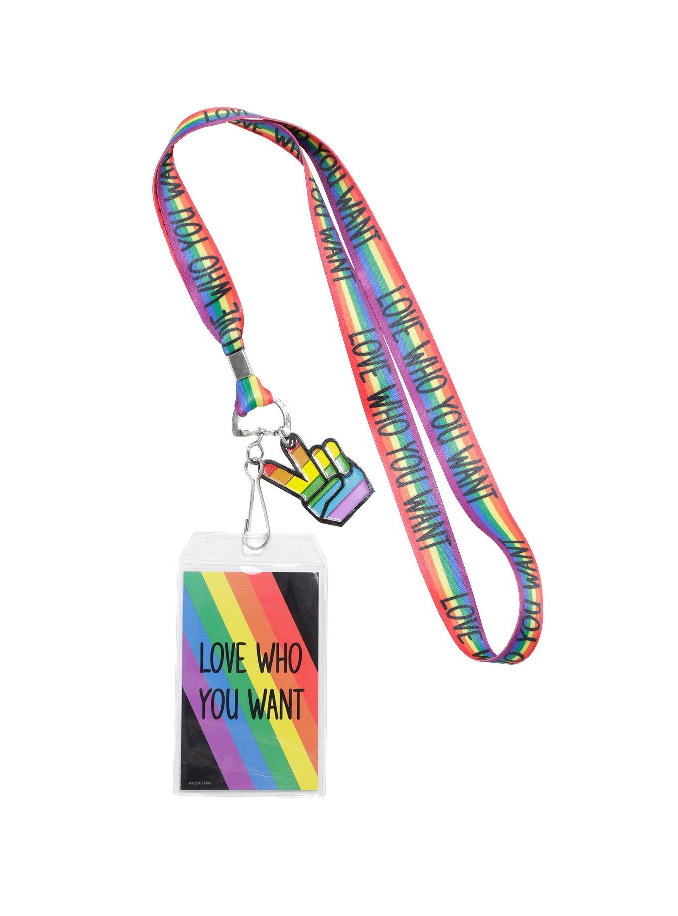 Love Who You Want Lanyard, , alternate