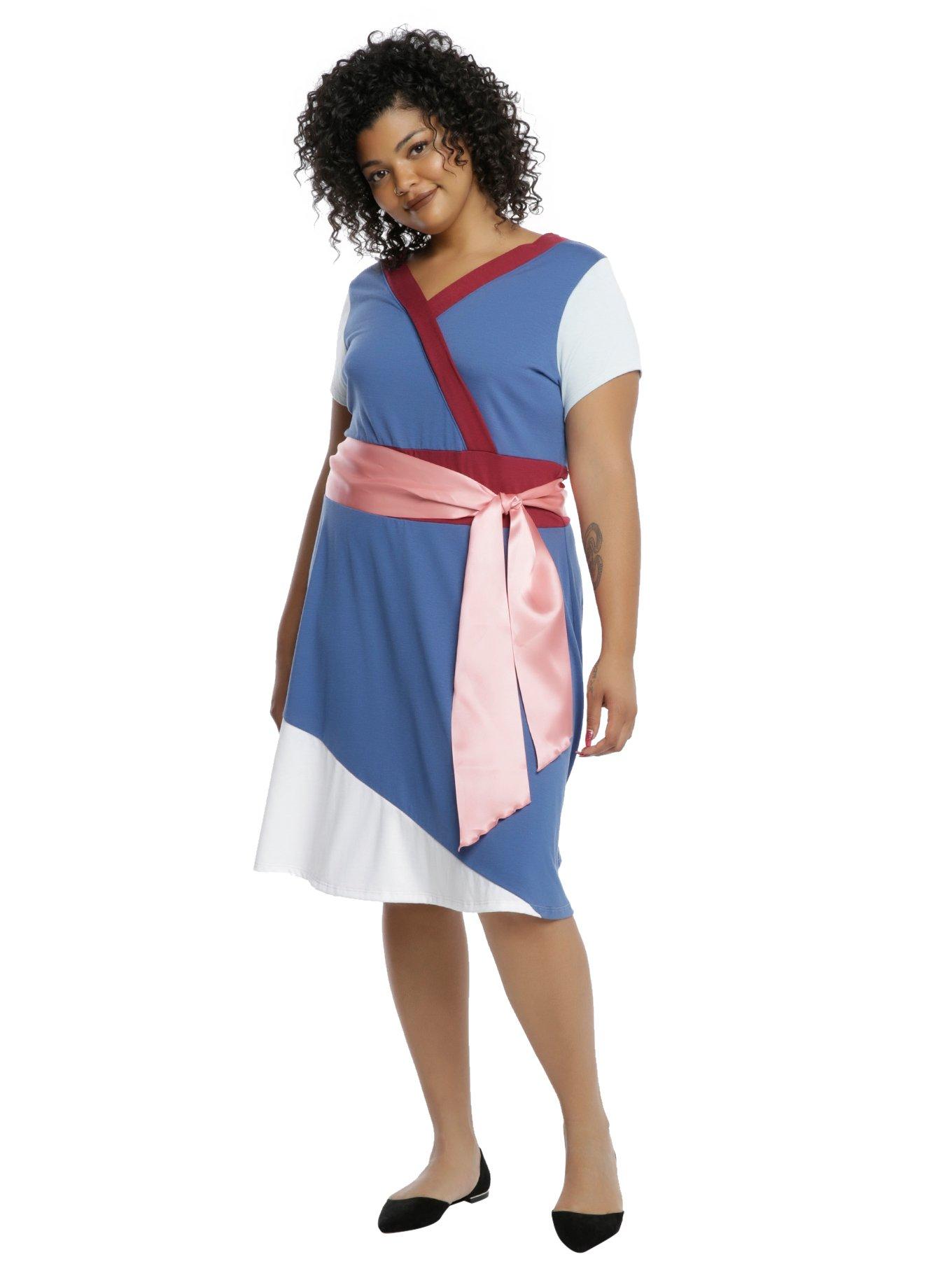 Disney Mulan Cosplay Dress Plus Size, , alternate