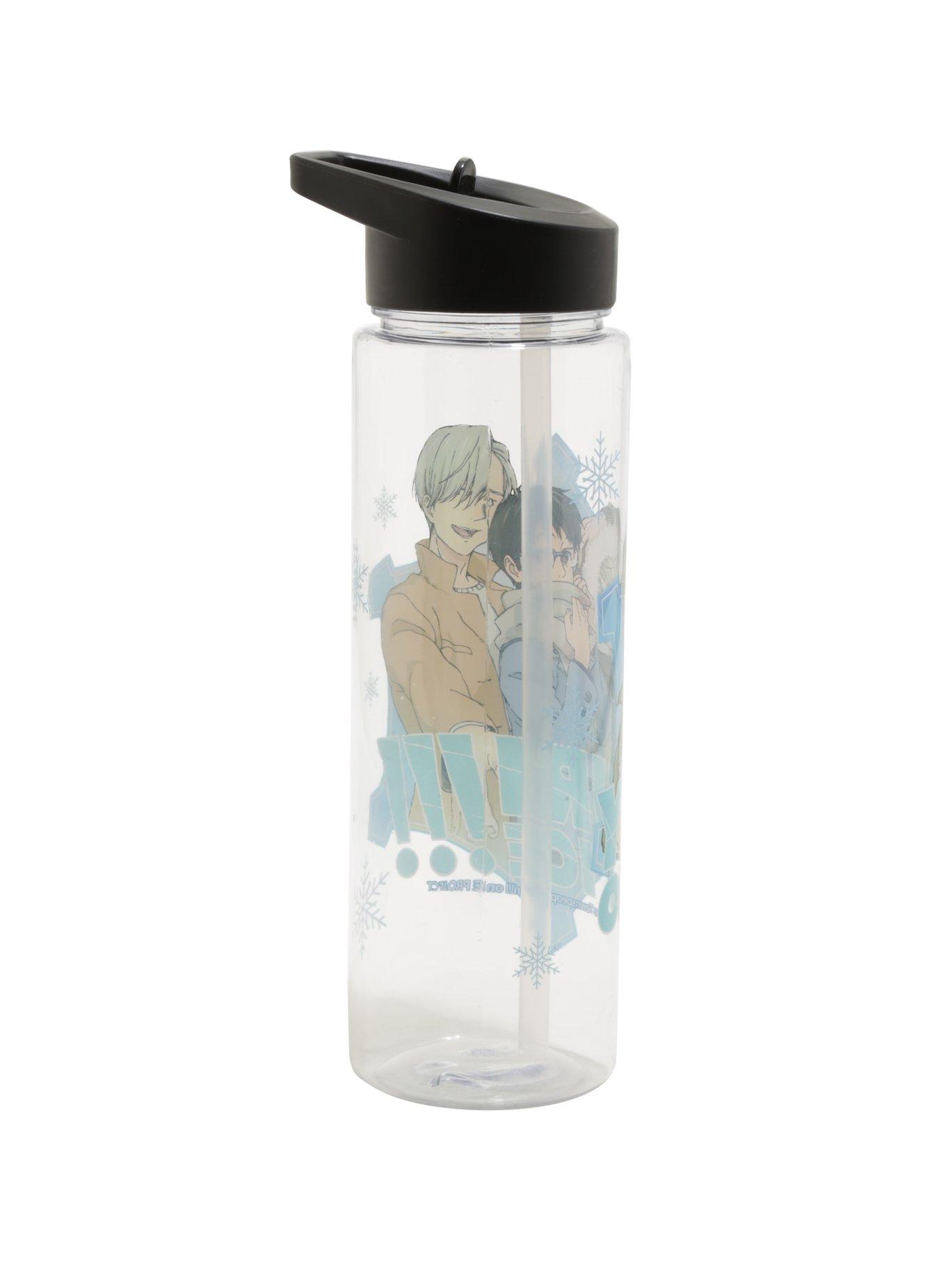 Yuri!!! On Ice Snowflake Water Bottle, , alternate