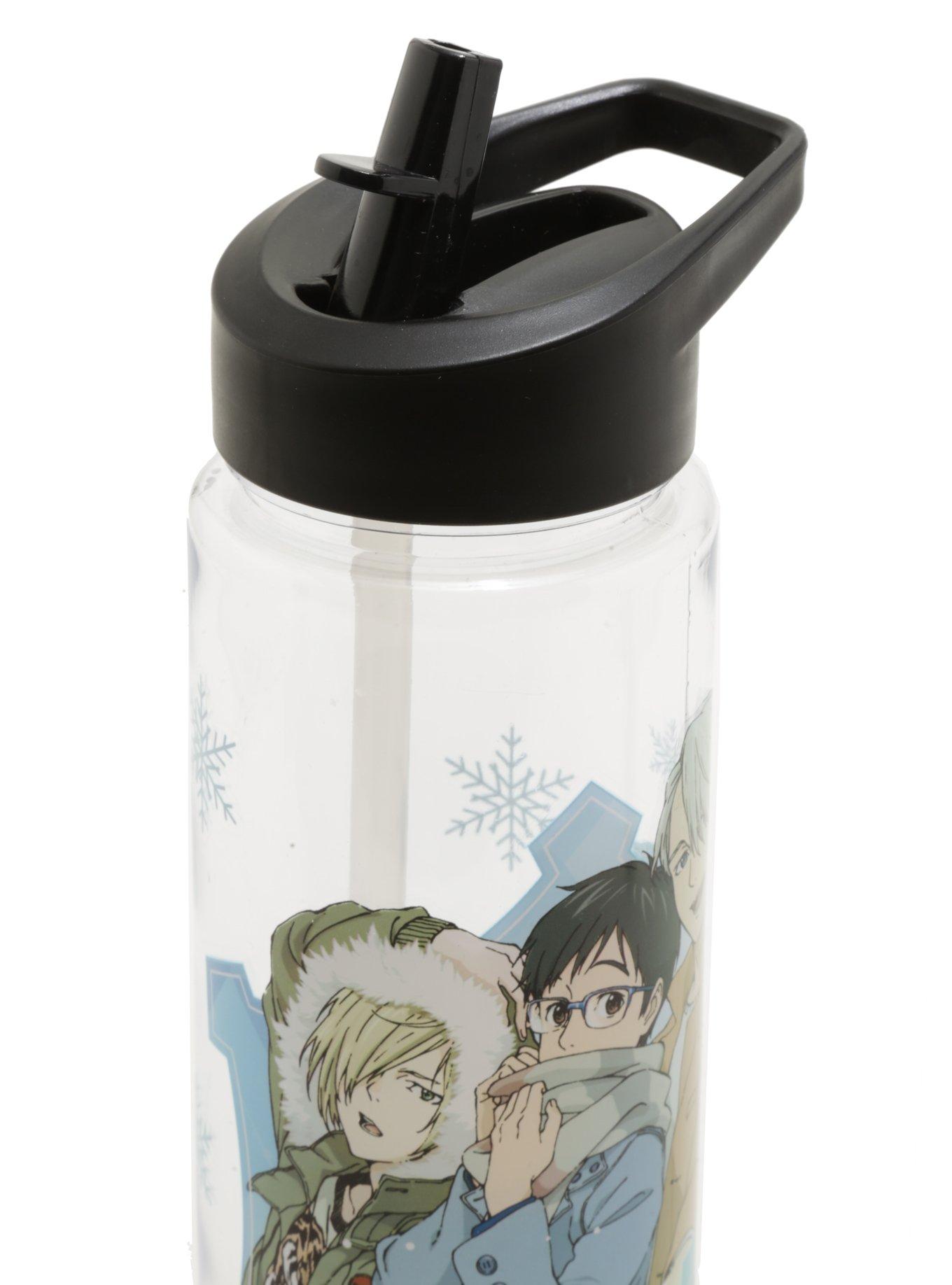 Yuri!!! On Ice Snowflake Water Bottle, , alternate