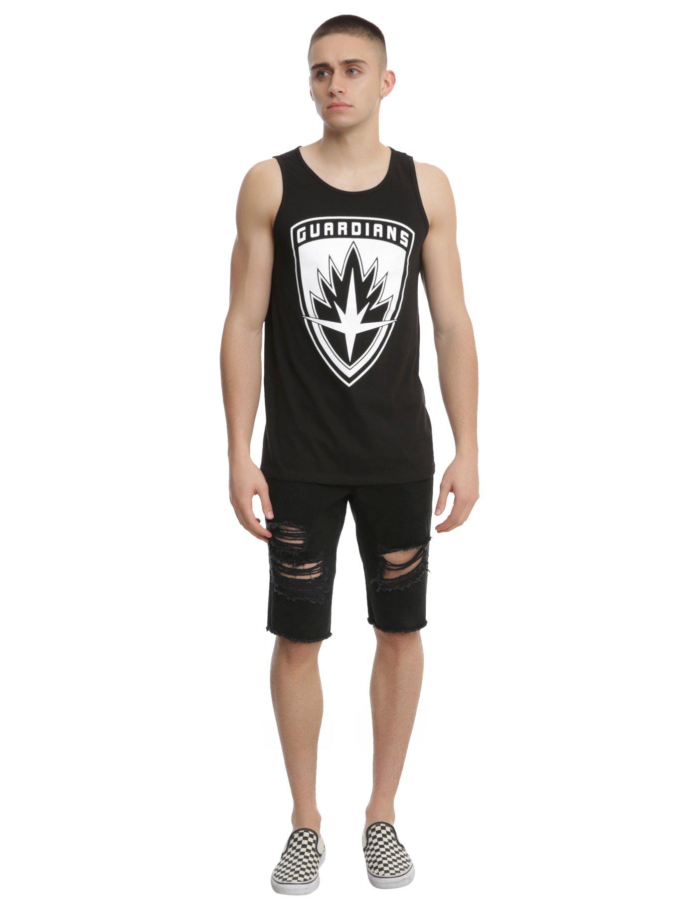 Marvel Guardians Of The Galaxy Vol. 2 Guardians Shield Logo Tank Top, , alternate