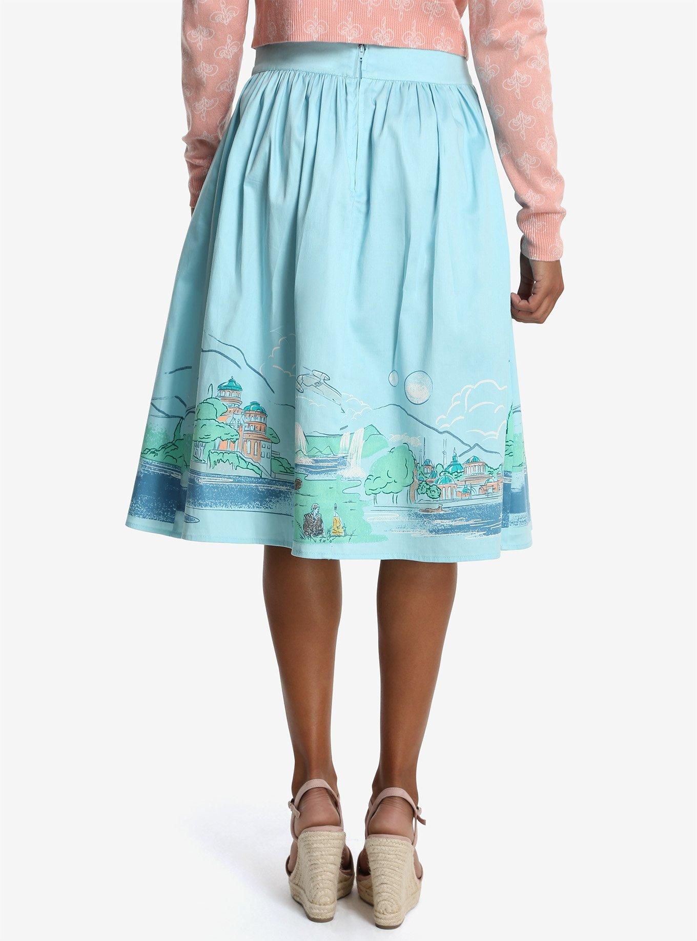 Her Universe Star Wars Naboo Landscape Woven Circle Skirt - Summer Convention Exclusive, , alternate