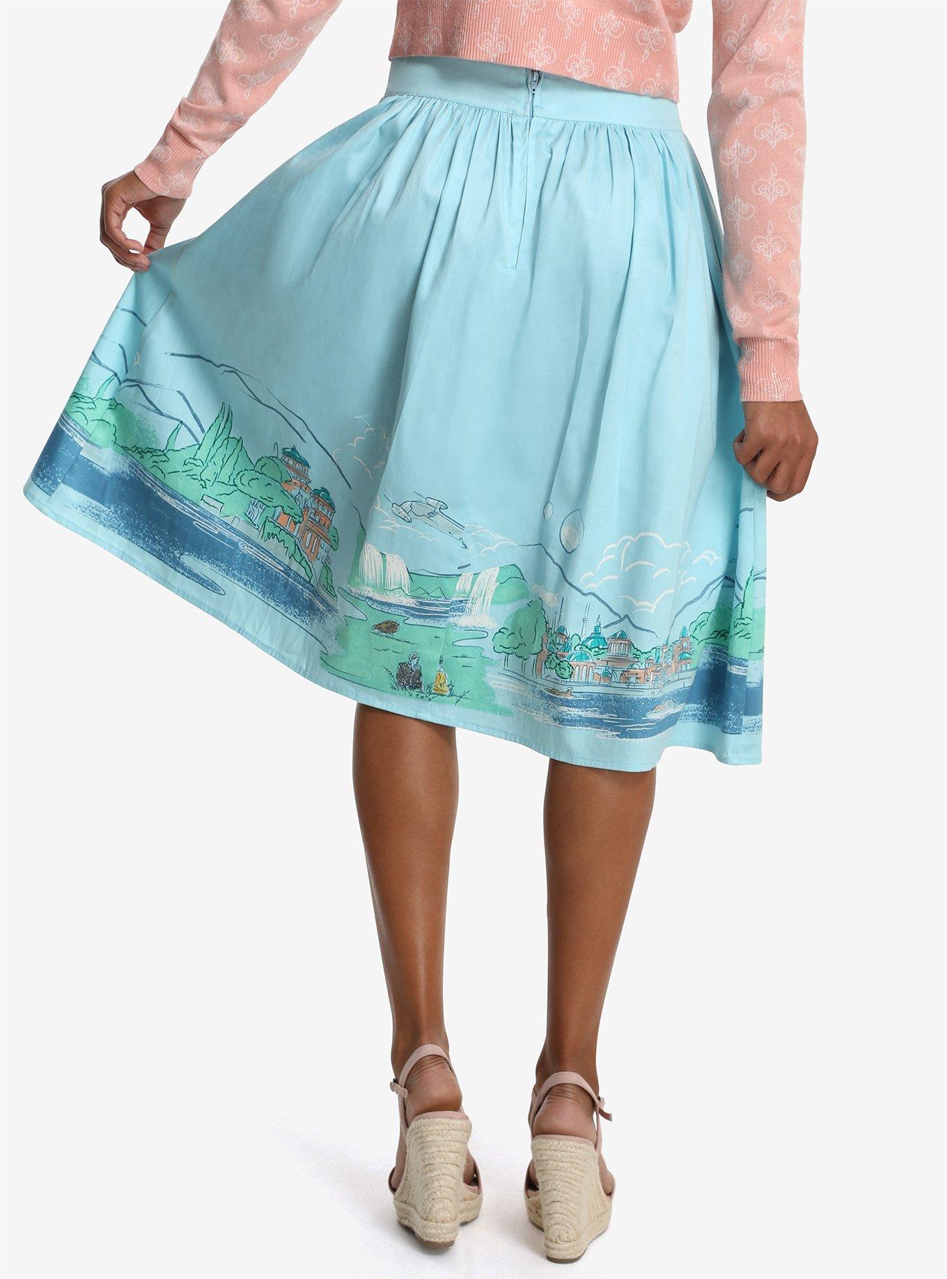 Her Universe Star Wars Naboo Landscape Woven Circle Skirt - Summer Convention Exclusive, , alternate