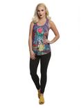 Disney Beauty And The Beast Stained Glass Girls Tank Top, , alternate