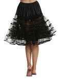 Black Knee Length Petticoat, , alternate