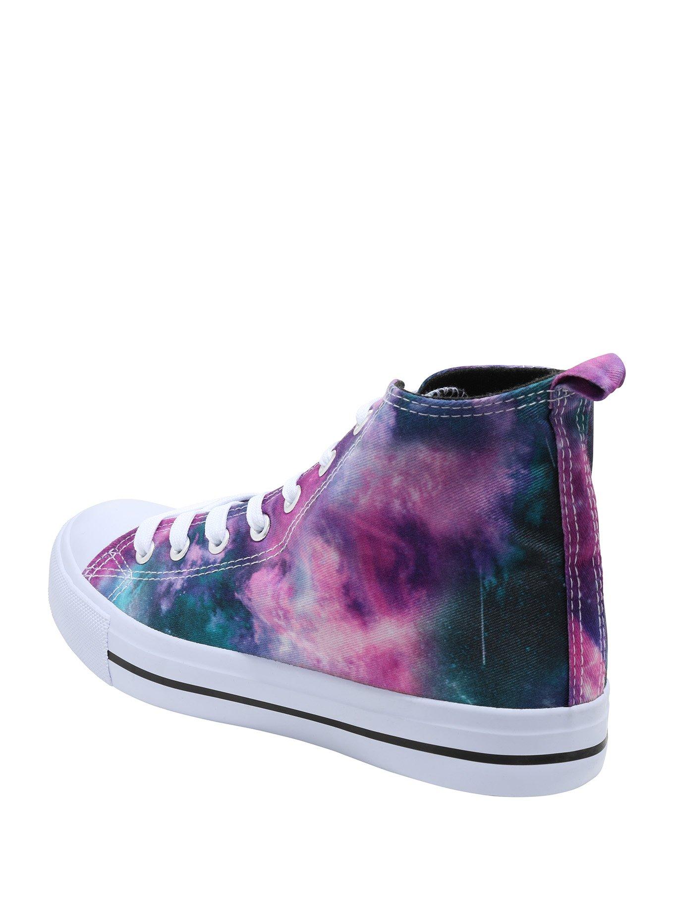 Pastel Galaxy Hi-Top Sneakers, , alternate