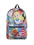 Loungefly Disney Alice In Wonderland Characters Print Backpack, , alternate