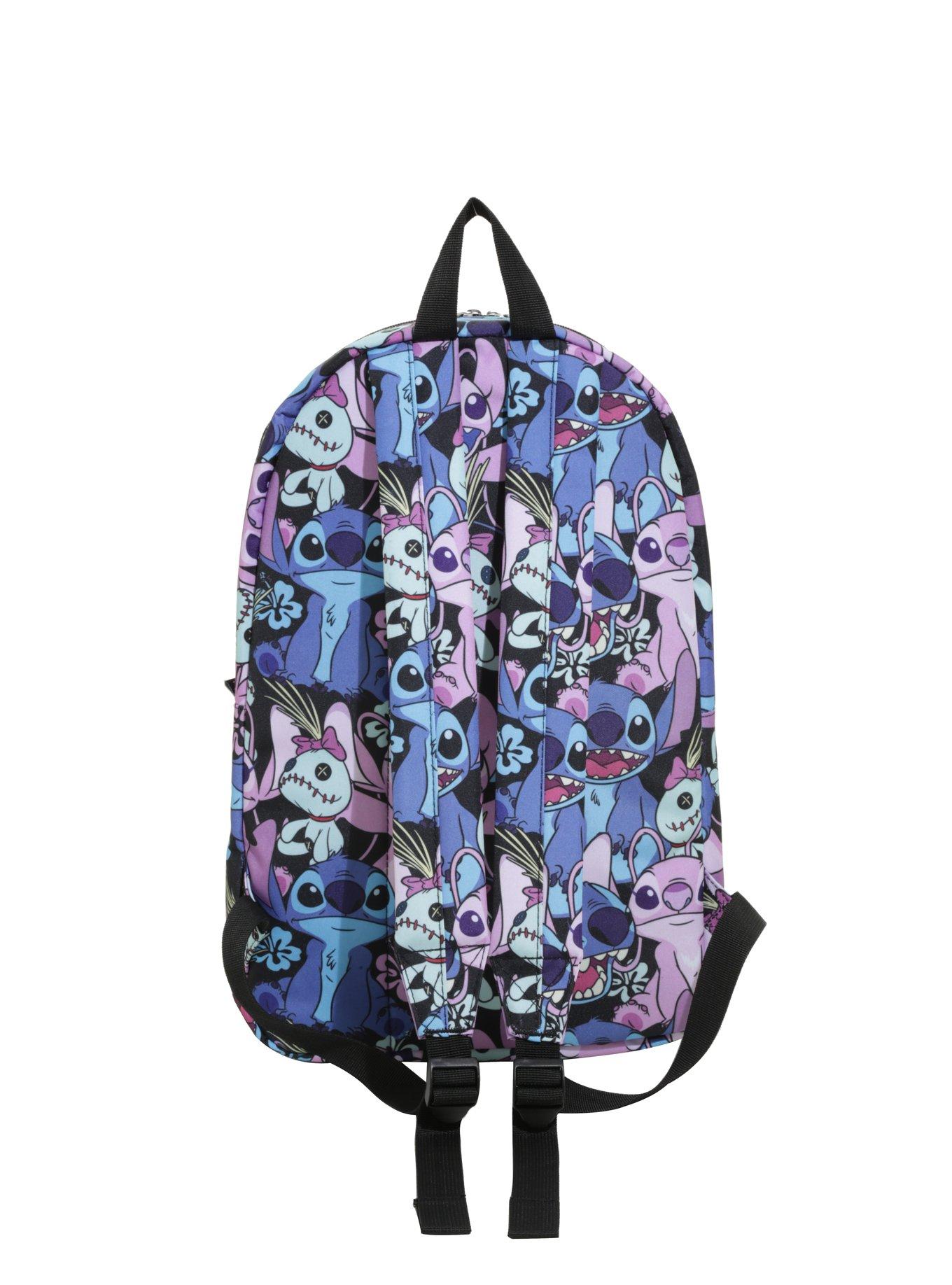 Loungefly Disney Lilo & Stitch Angel & Scrump Toss Print Backpack, , alternate