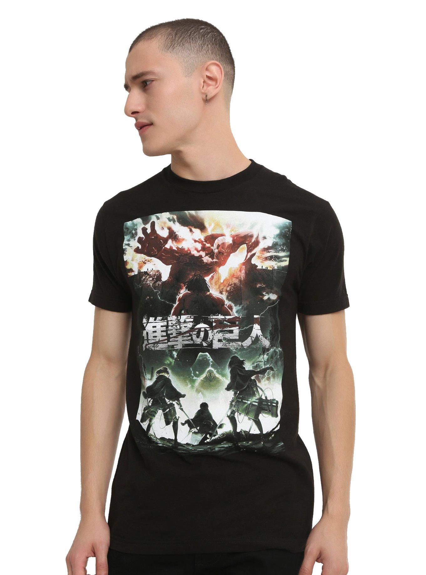 Attack On Titan Colossal Titan Eren Jaeger T-Shirt, , alternate