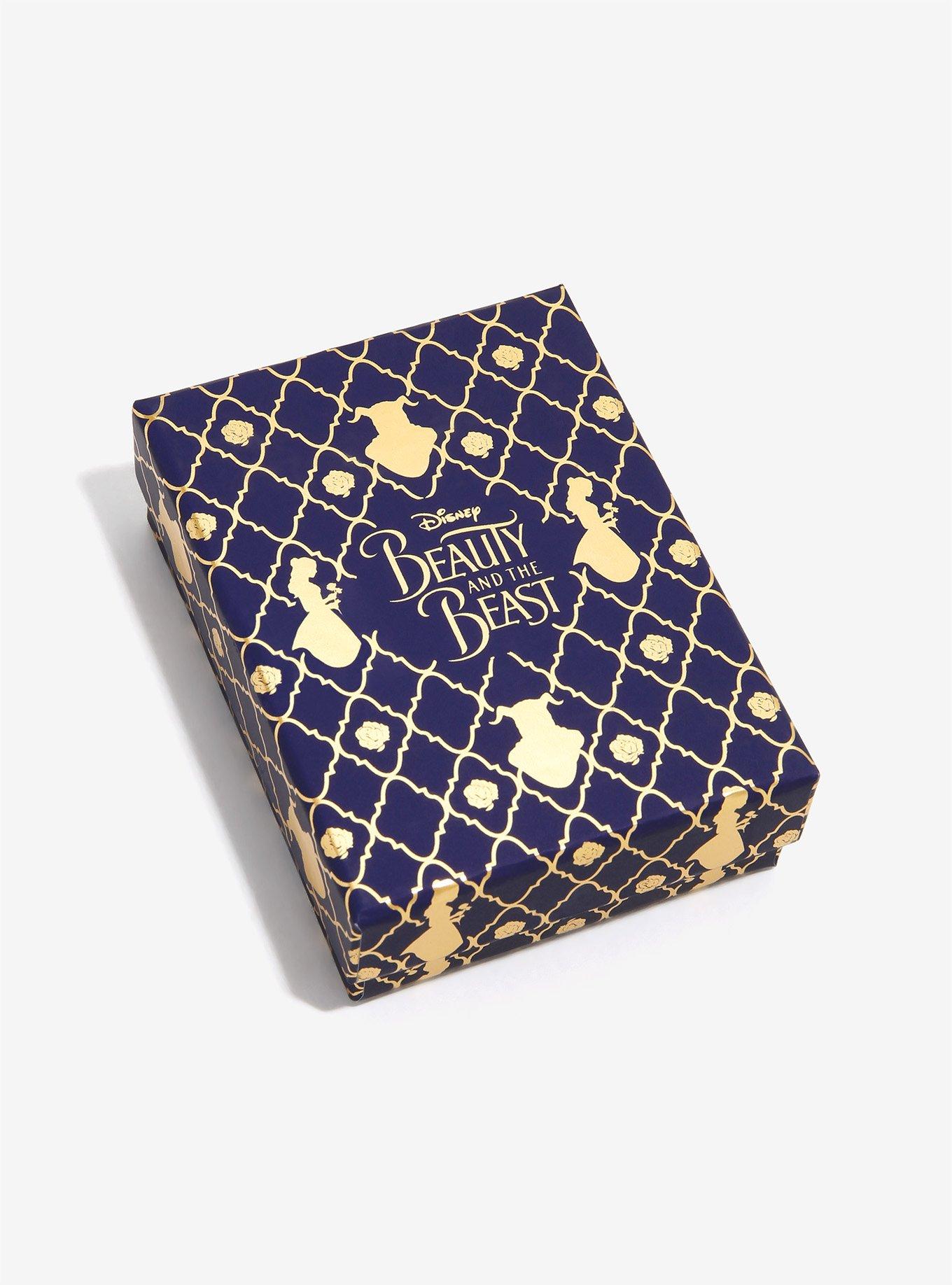 Disney Beauty And The Beast Tri-Tone Earring Set, , alternate