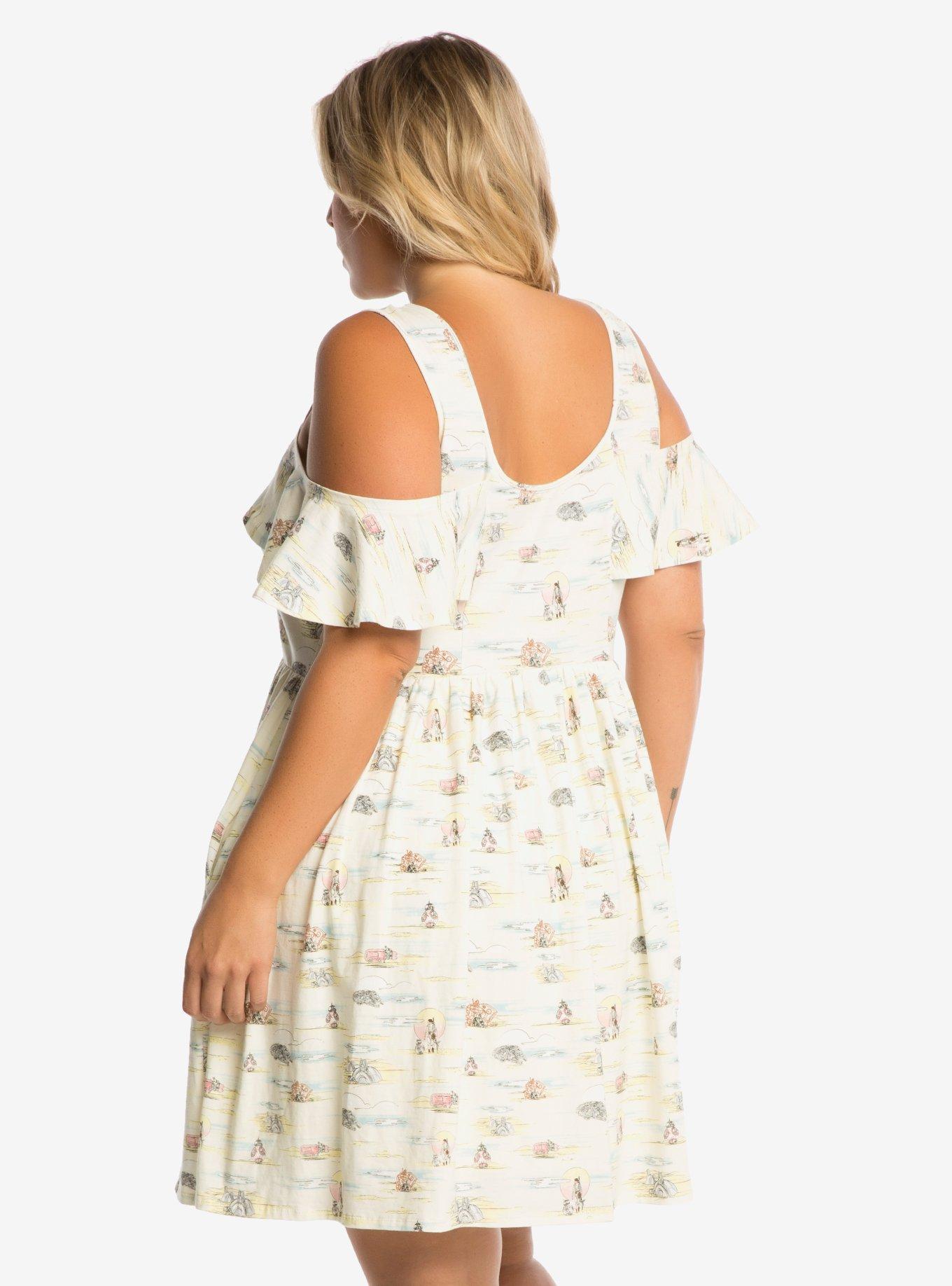 Star Wars Jakku Print Dress Plus Size, , alternate
