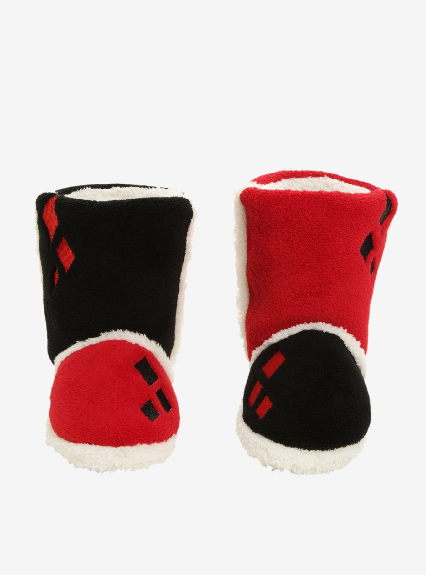 DC Comics Harley Quinn Slipper Boots, , alternate