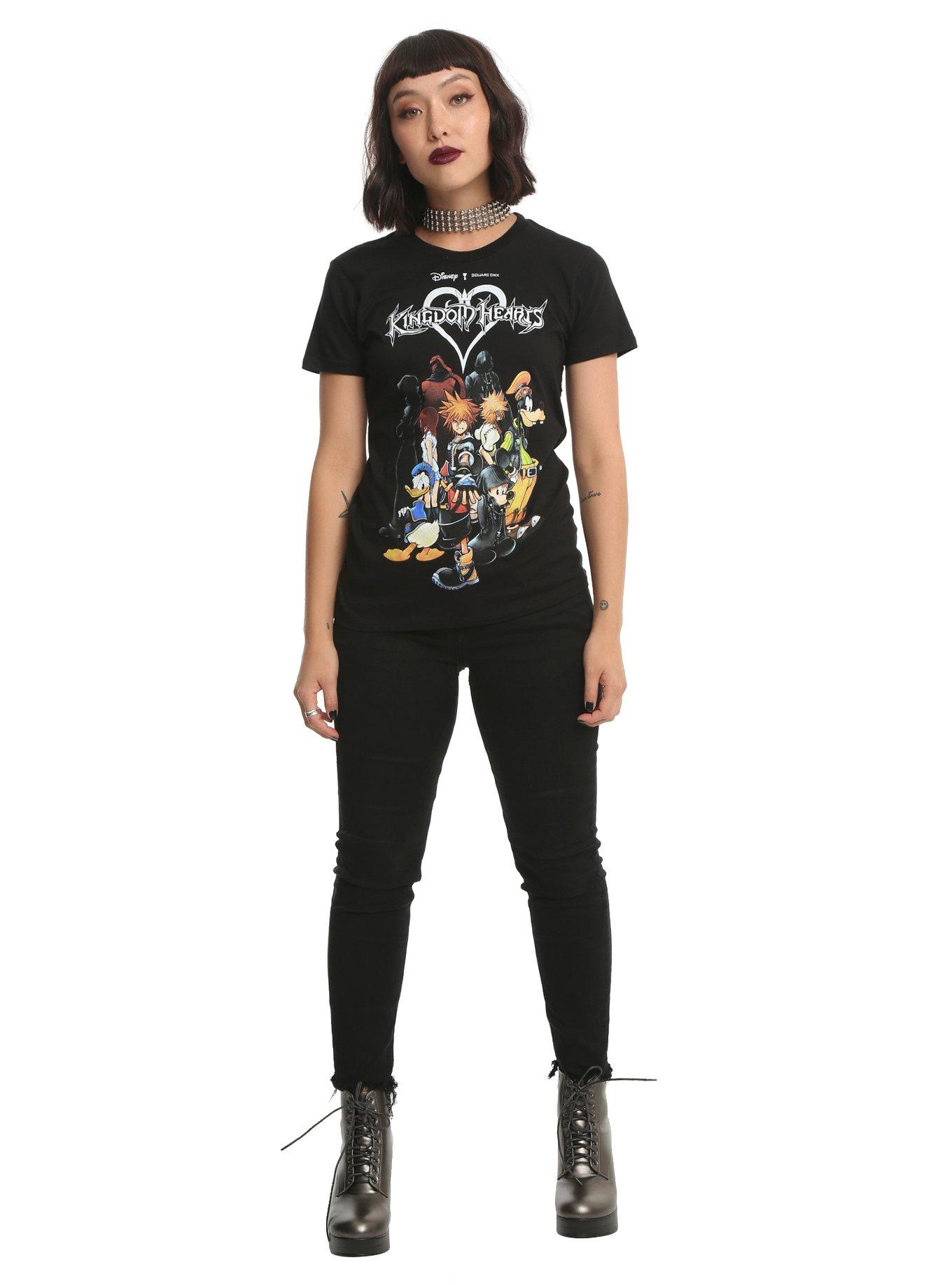 Disney Kingdom Hearts Group Girls T-Shirt, , alternate