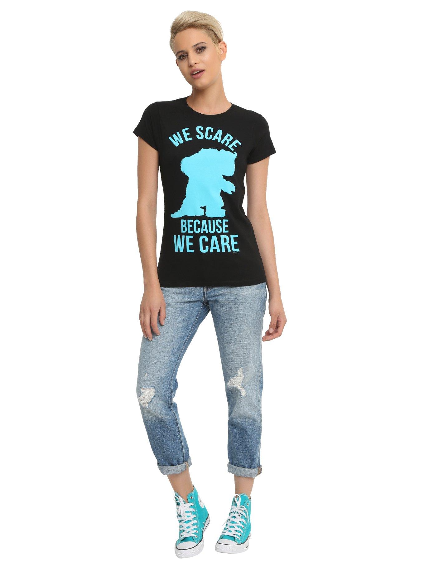 Disney Monsters, Inc. Sully We Scare Because We Care BFF Girls T-Shirt, , alternate