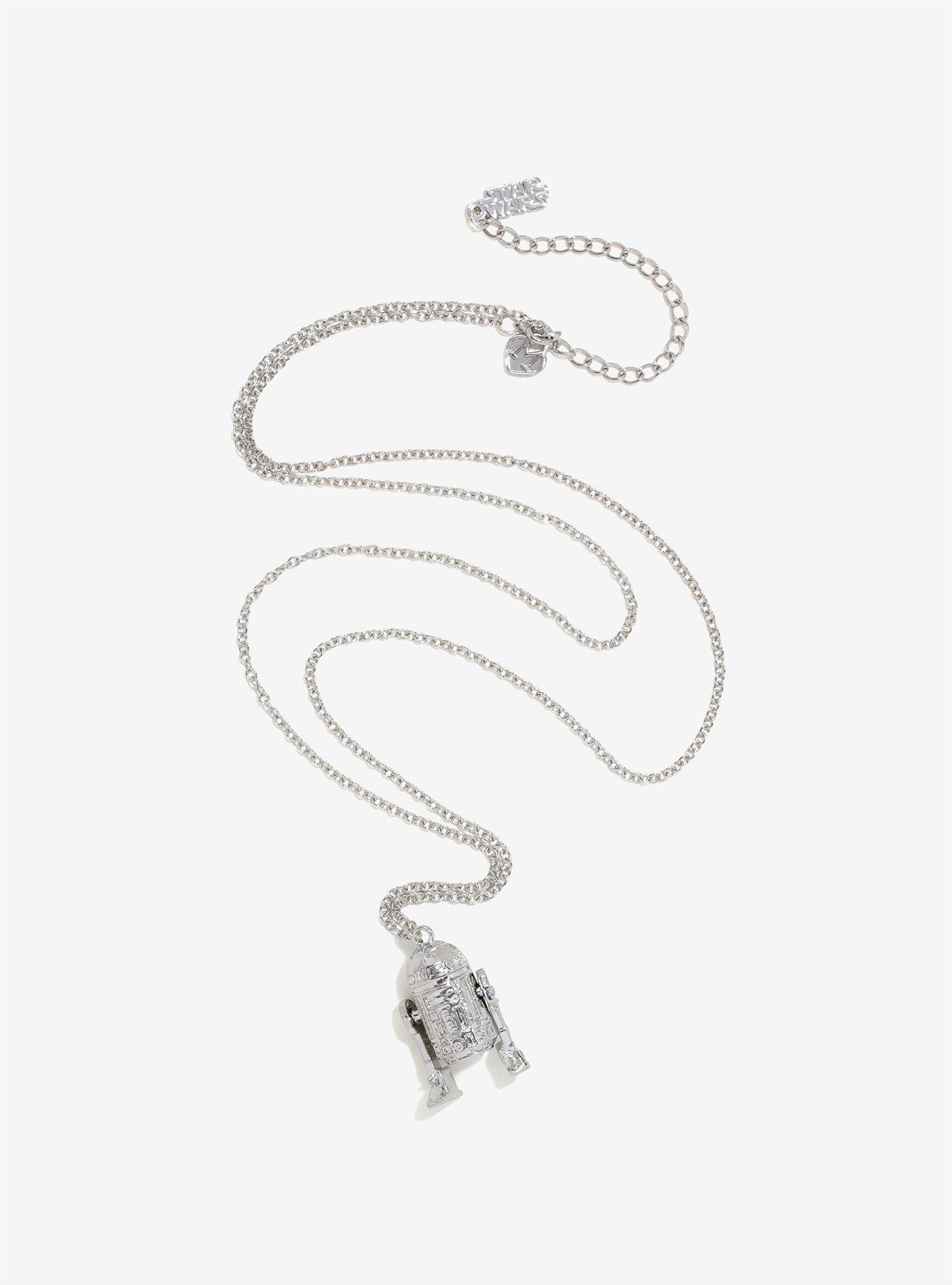 Love And Madness Star Wars Silver R2-D2 Long Necklace, , alternate