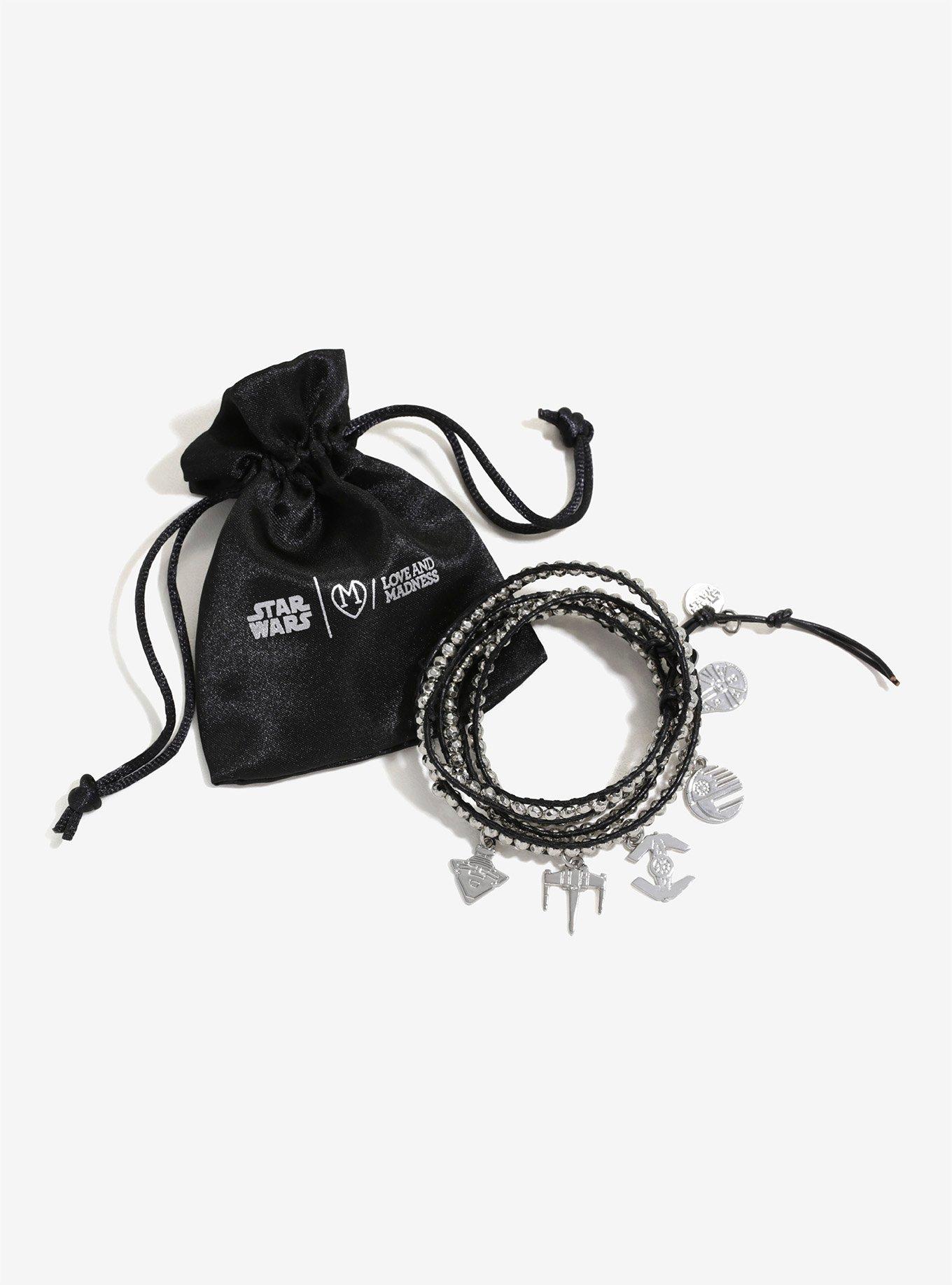 Love And Madness Star Wars Wrap Charm Bracelet, , alternate