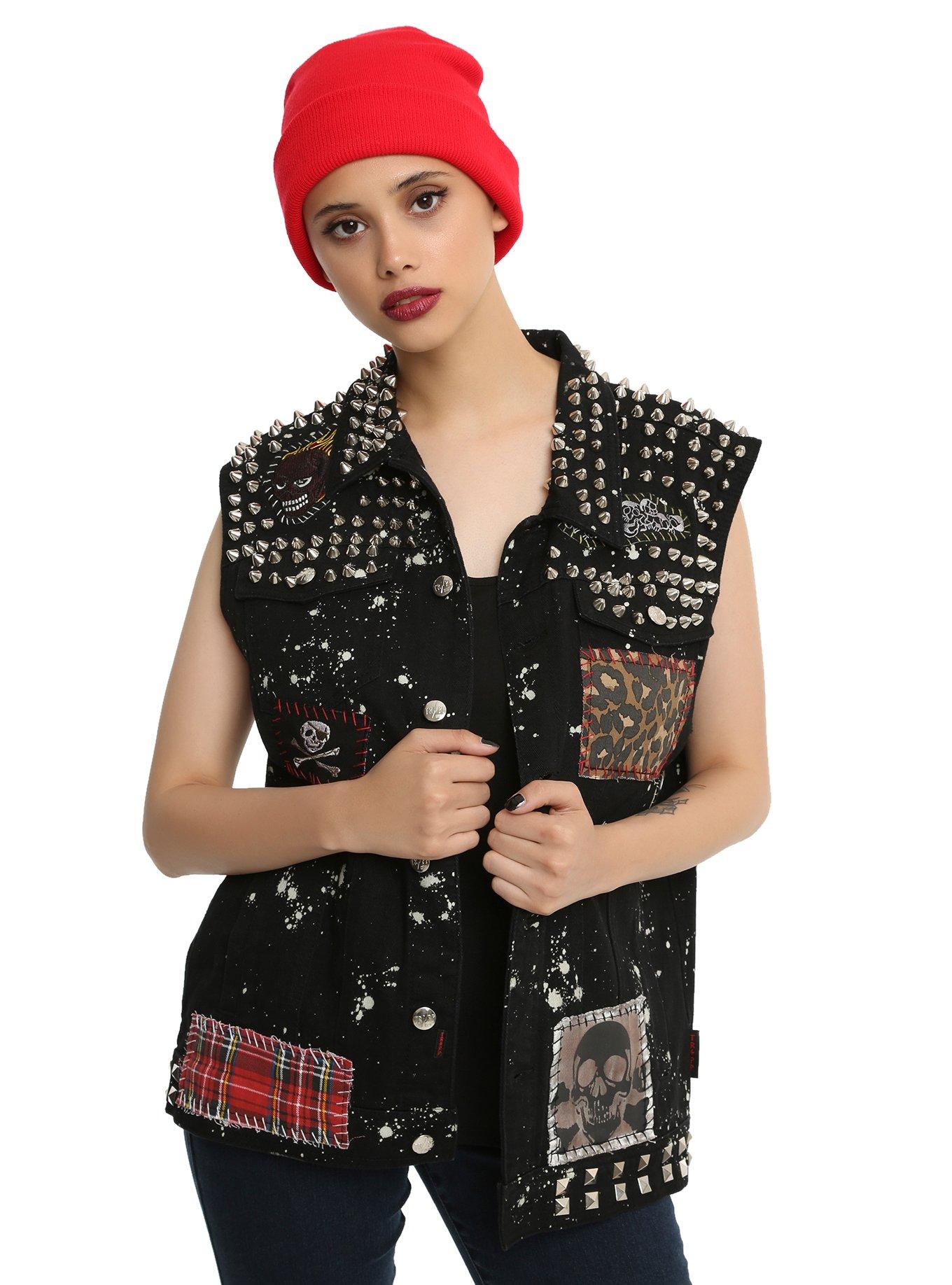 Tripp Studded Vest, , alternate