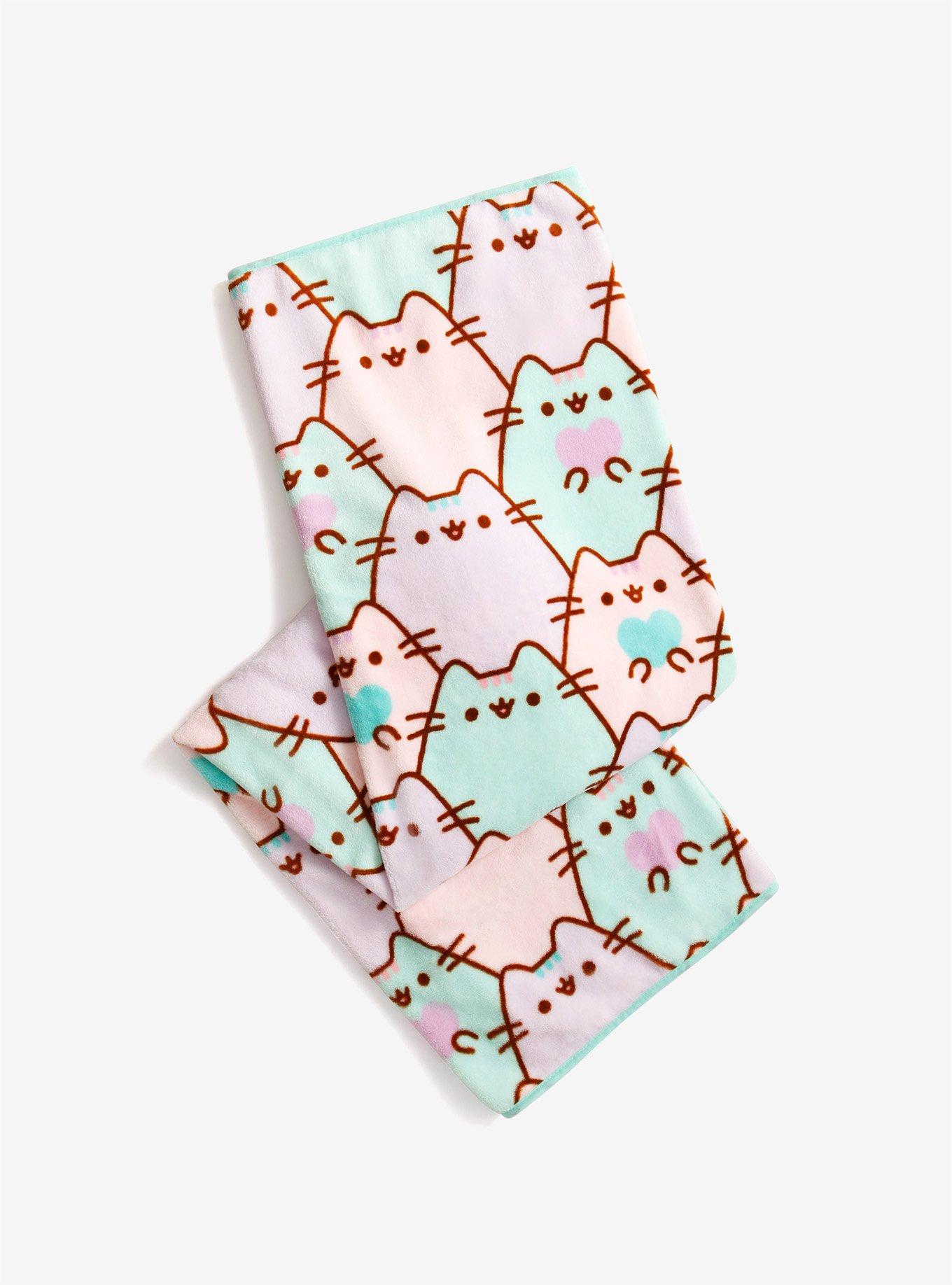 Pusheen Allover Print Throw Blanket, , alternate
