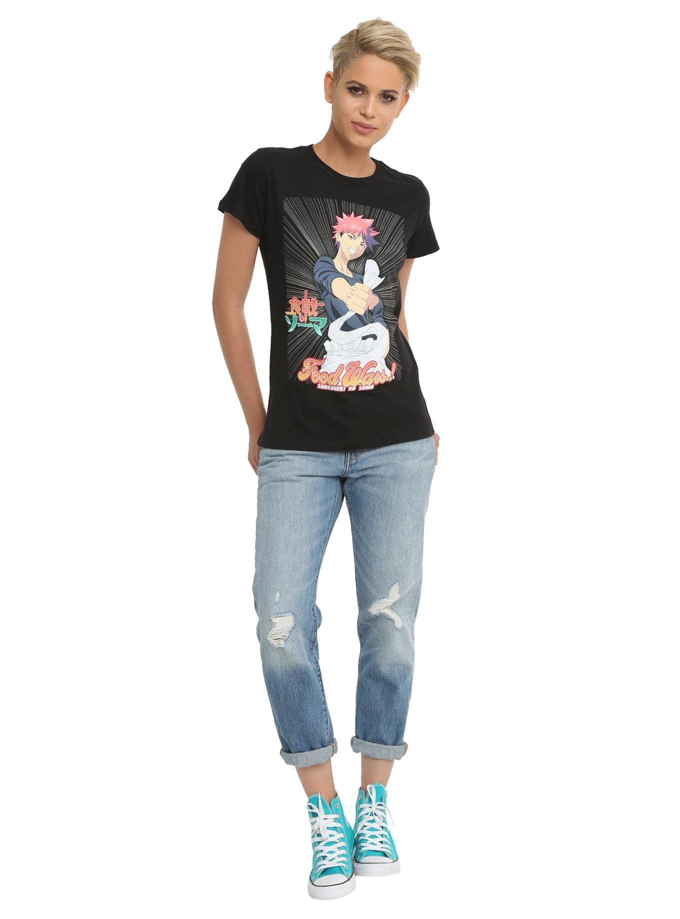 Food Wars Yukihira Soma Girls T-Shirt, , alternate