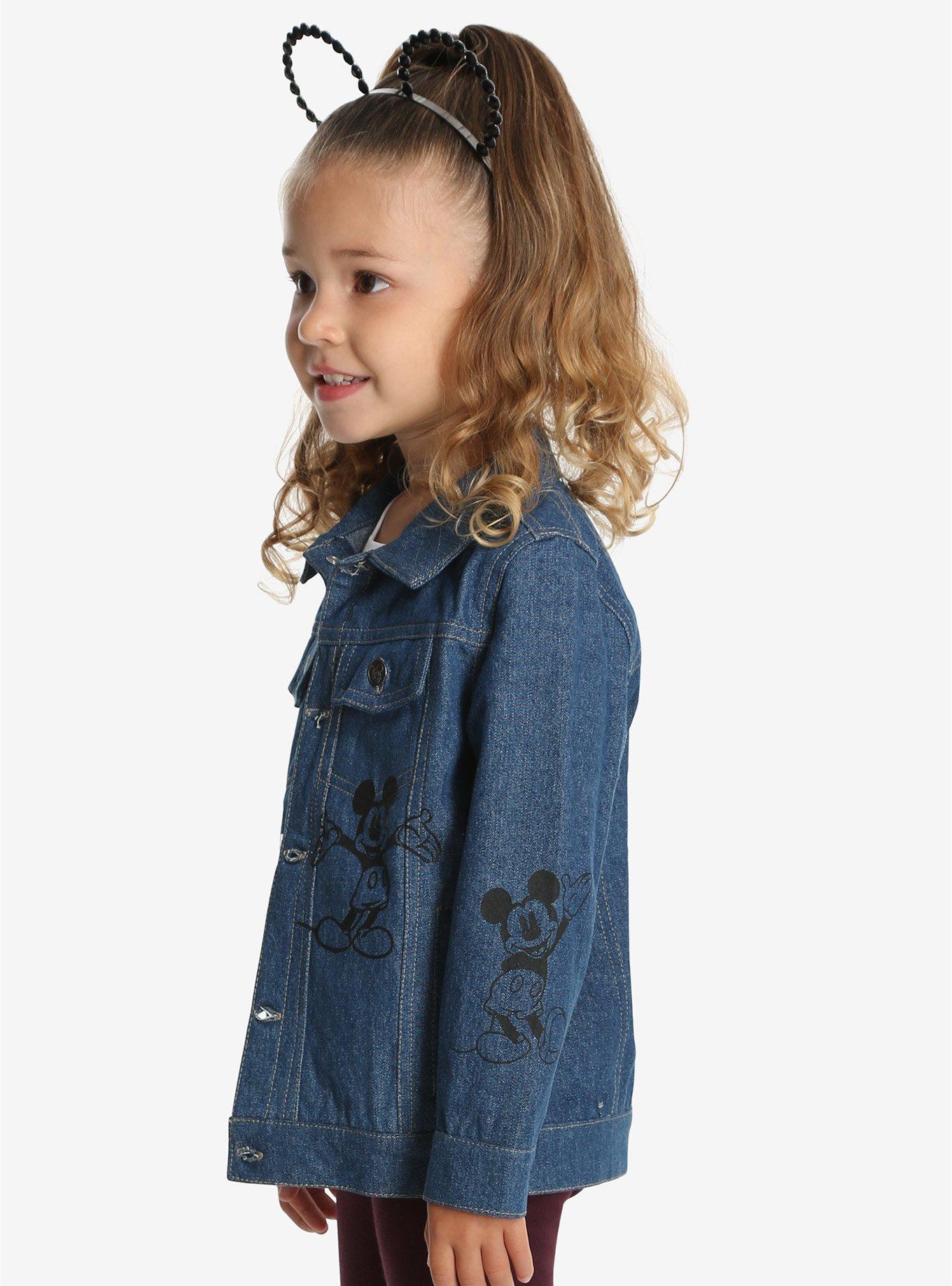 Disney Mickey Mouse Toddler Denim Jacket, , alternate