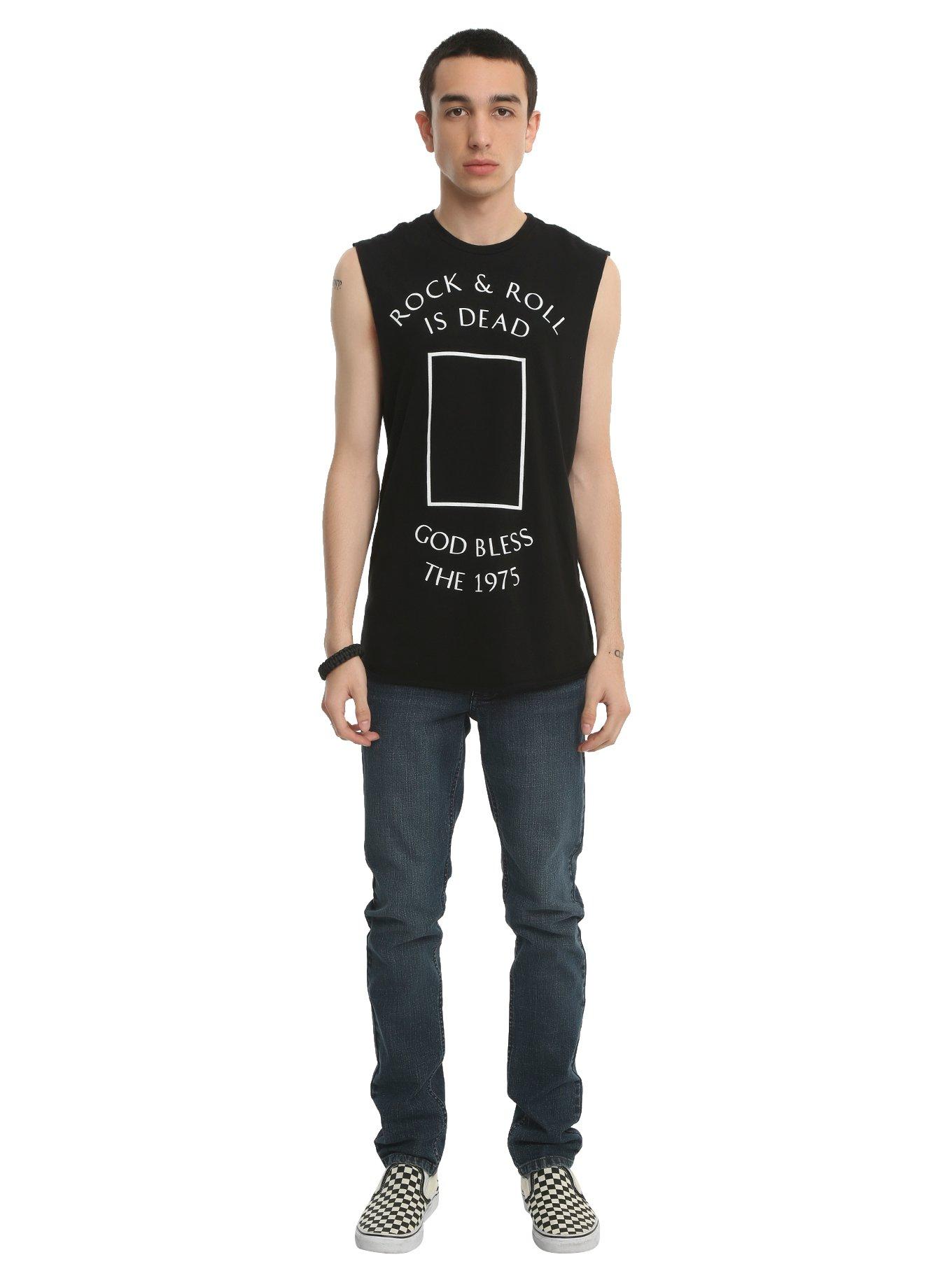 The 1975 Rock & Roll Is Dead Muscle T-Shirt, , alternate