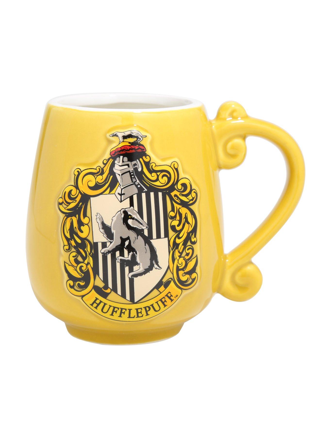 Harry Potter Hufflepuff Crest Oval Mug, , alternate