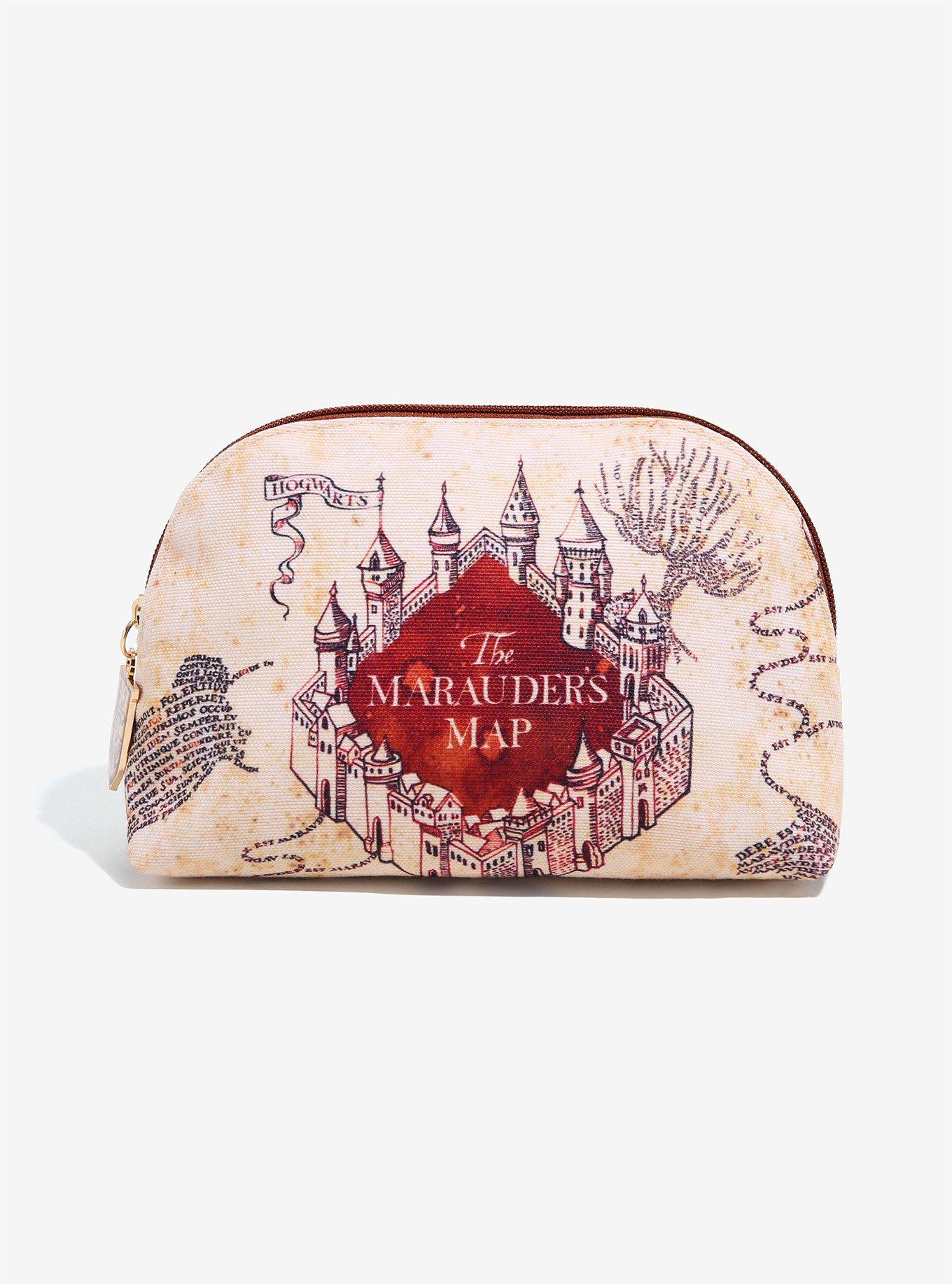 Harry Potter Marauder's Map Makeup Bag - BoxLunch Exclusive, , alternate