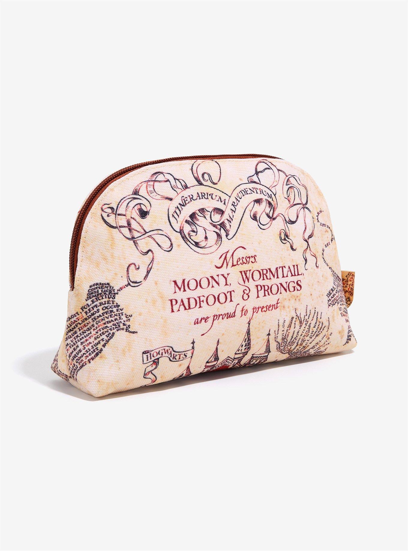 Harry Potter Marauder's Map Makeup Bag - BoxLunch Exclusive, , alternate