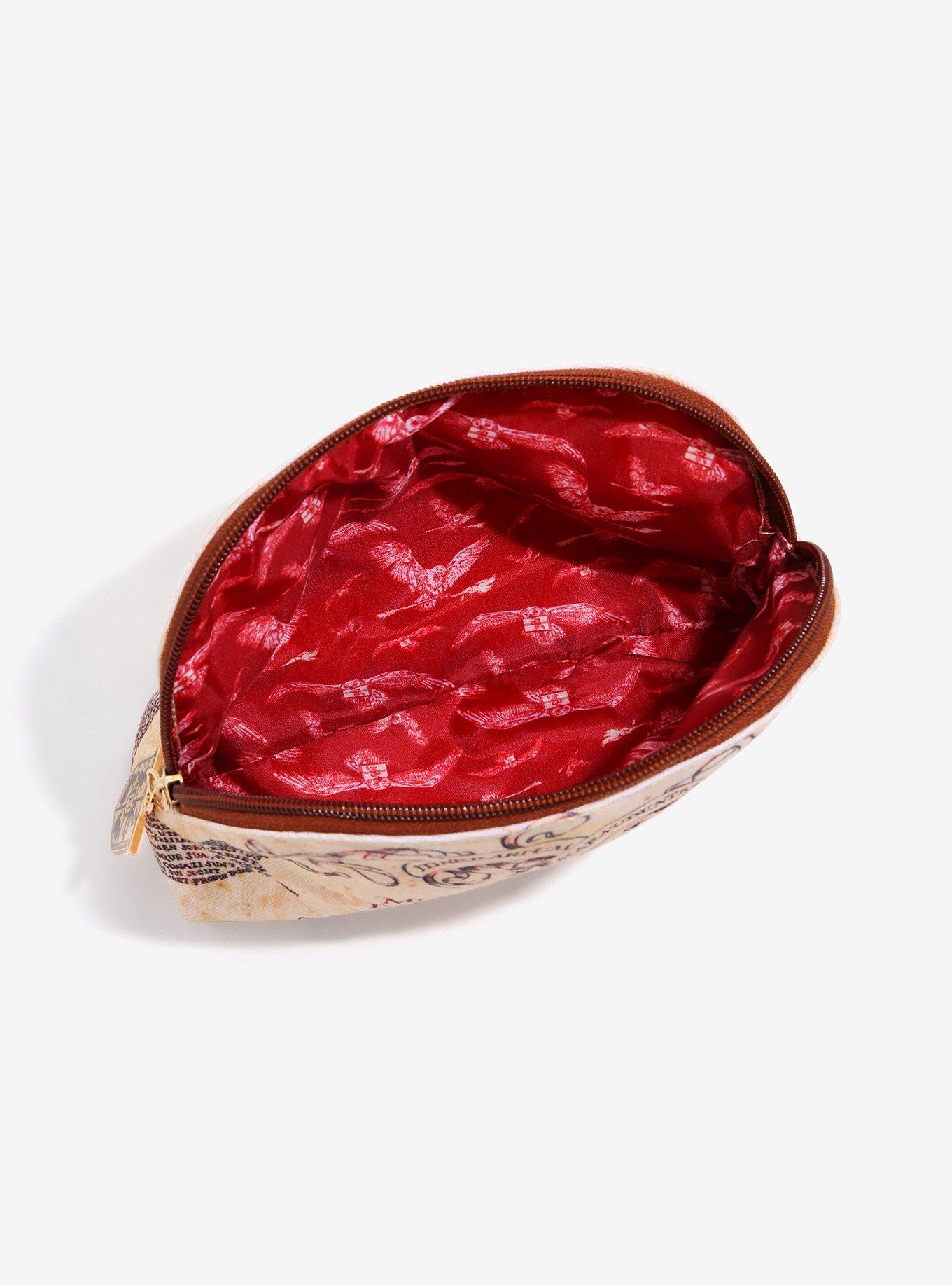 Harry Potter Marauder's Map Makeup Bag - BoxLunch Exclusive, , alternate