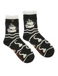 Once Upon A Time Sailboat & Hook Print Lace Trim Socks, , alternate