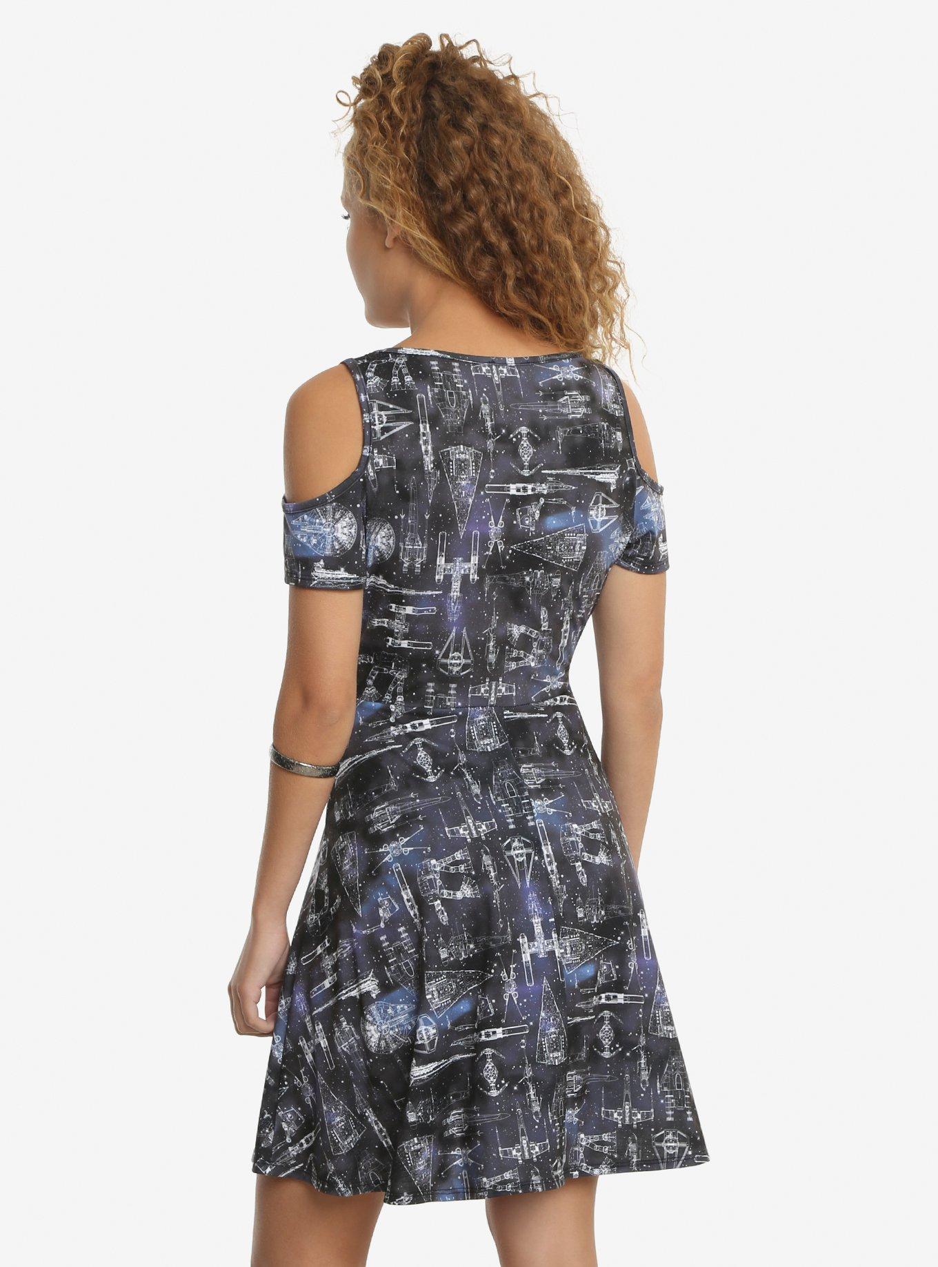 Star Wars Far Away Constellation Ships Dress, , alternate