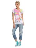 Lisa Frank Unicorn Sublimation Girls T-Shirt, , alternate