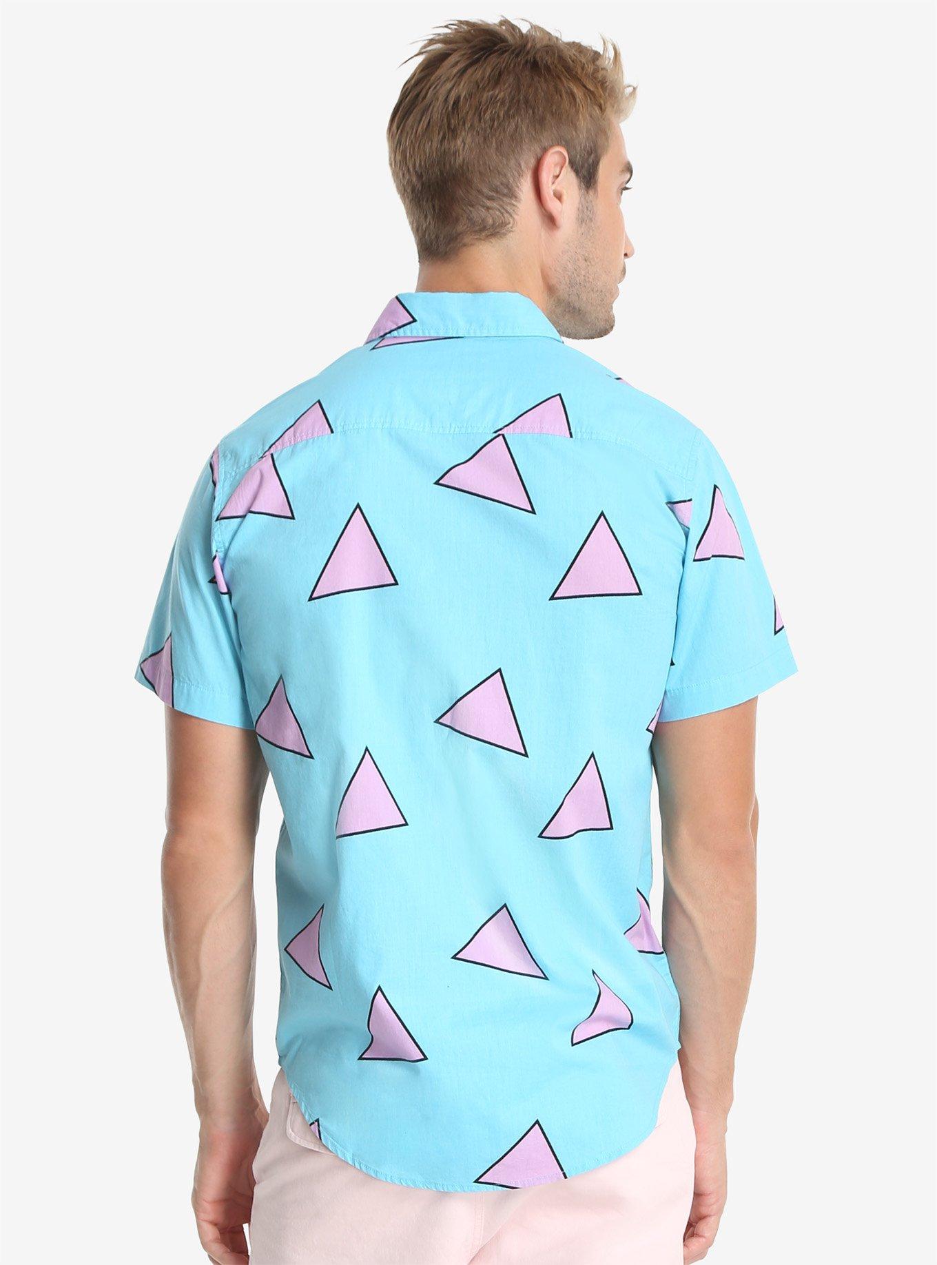 Rocko's Modern Life Short Sleeve Woven Button-Up - BoxLunch Exclusive, , alternate