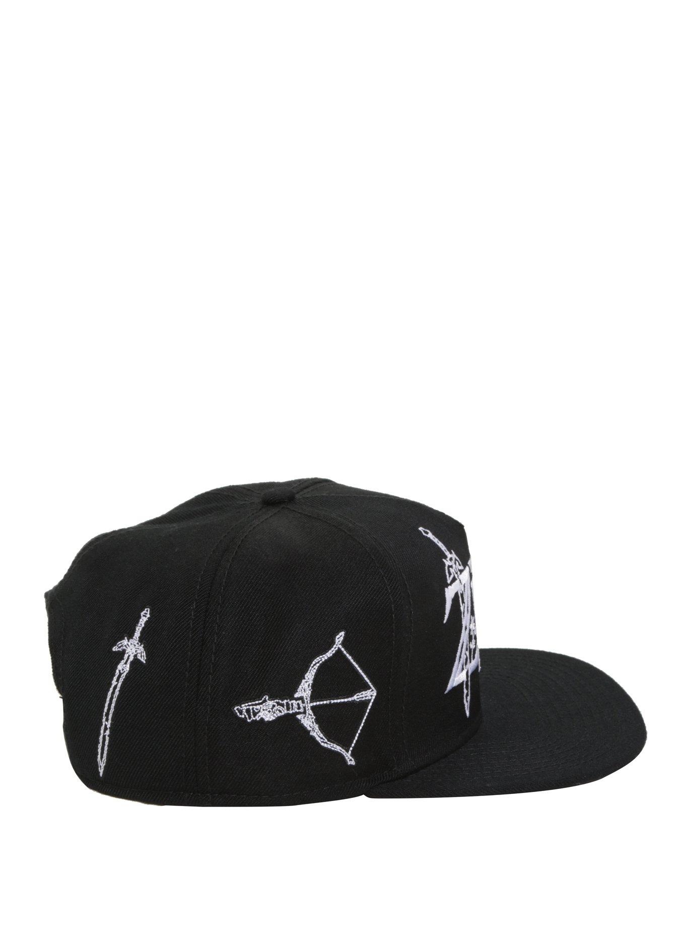 The Legend Of Zelda Breath Of The Wild Sword Snapback Hat, , alternate