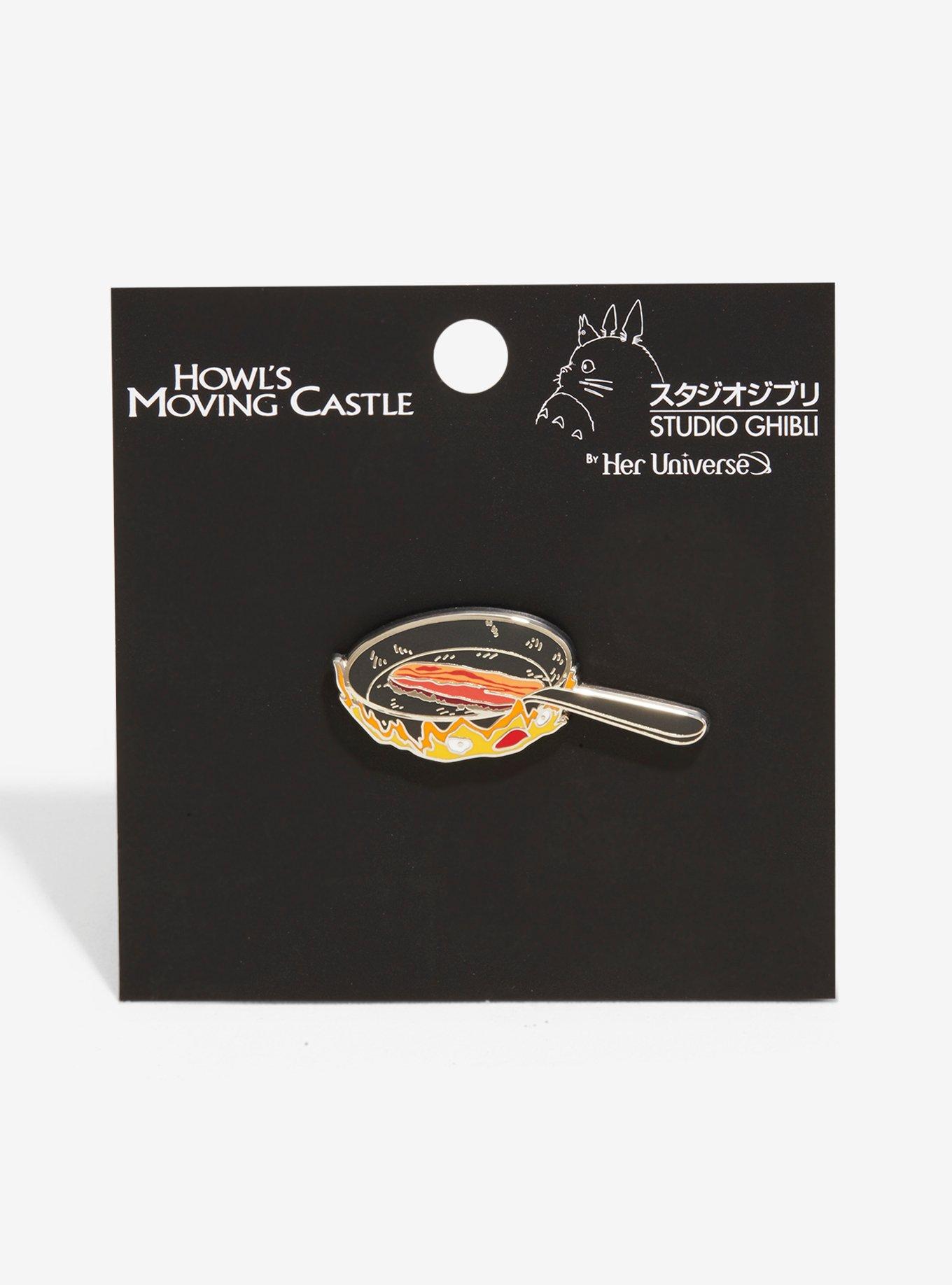 Studio Ghibli Howl's Moving Castle Calcifer Pan Enamel Pin, , alternate