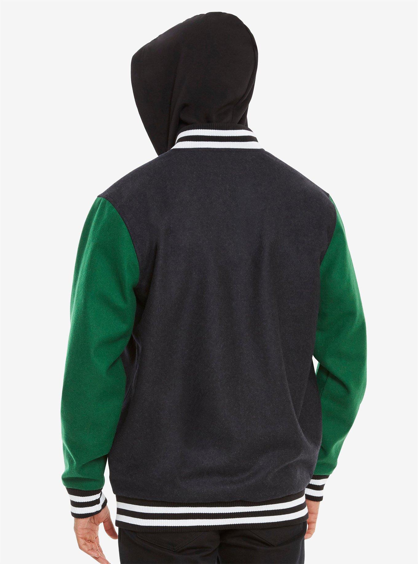 Harry Potter Slytherin Varsity Jacket - BoxLunch Exclusive, , alternate