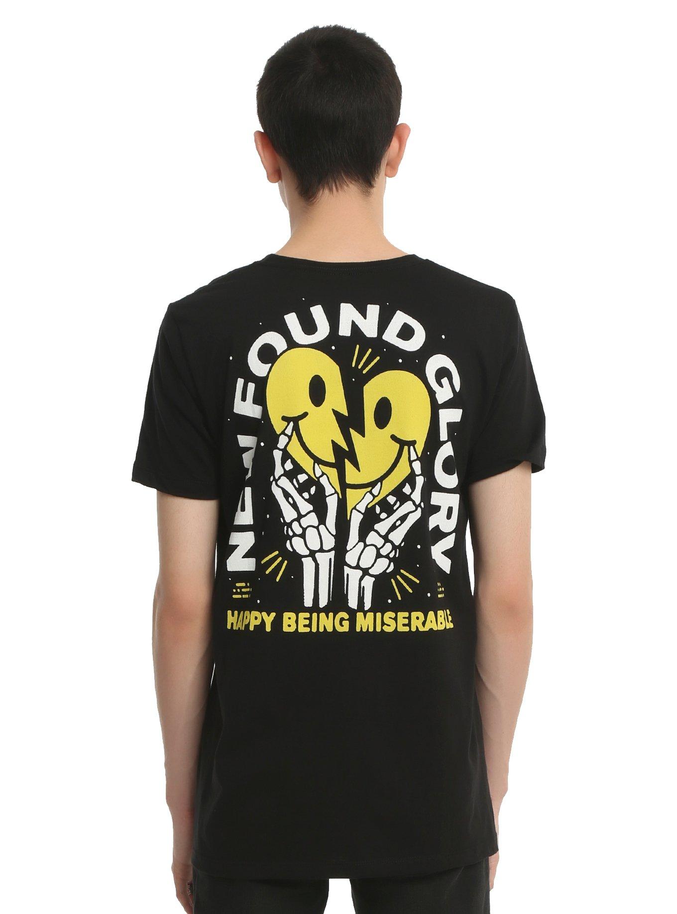 New Found Glory Happy Being Miserable T-Shirt, , alternate