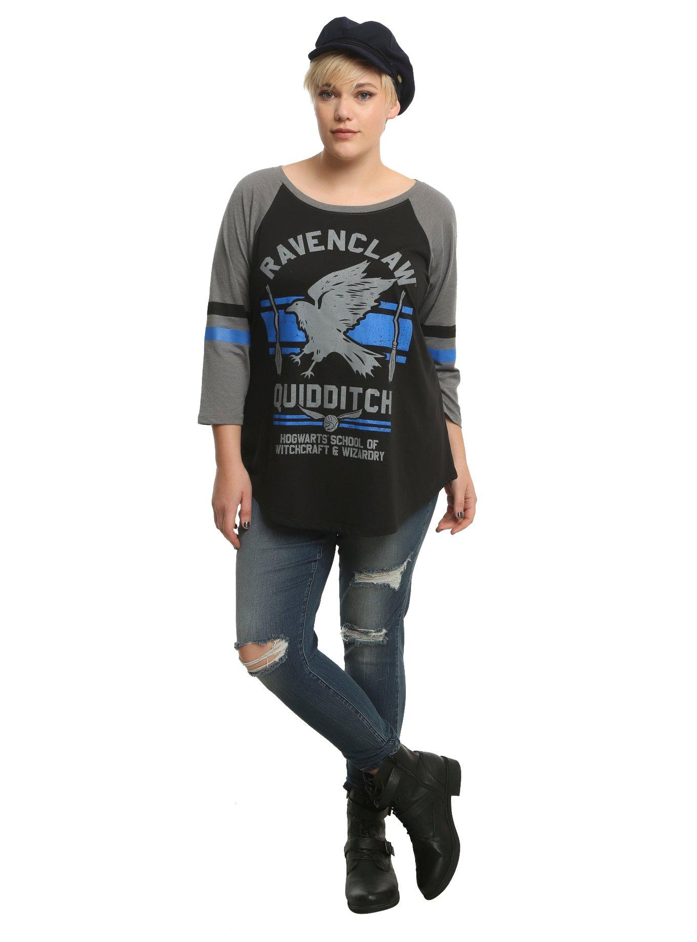 Harry Potter Ravenclaw Quidditch Team Captain Girls Raglan Plus Size, , alternate