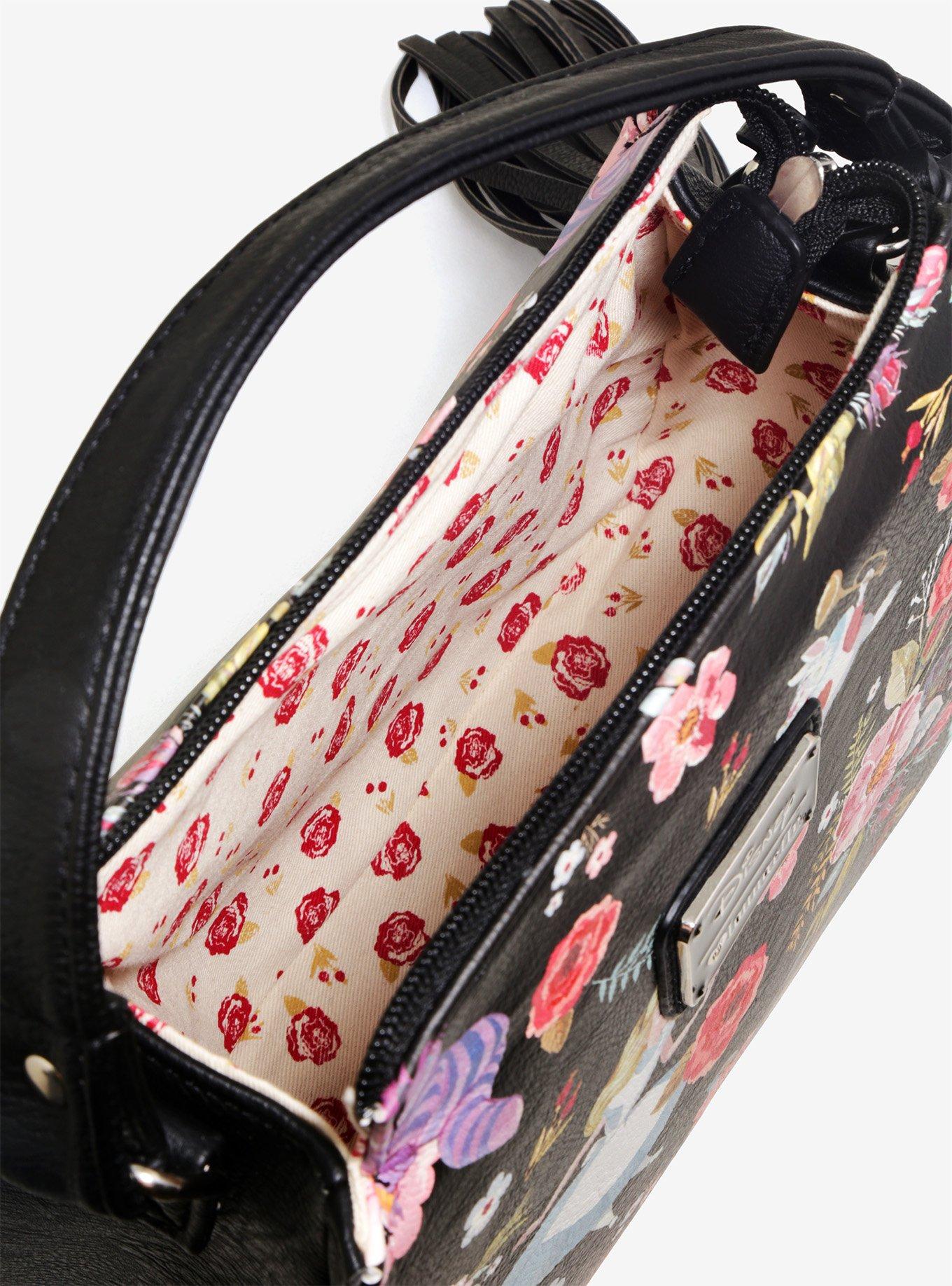 Loungefly Disney Alice In Wonderland Floral Crossbody Bag - BoxLunch Exclusive, , alternate