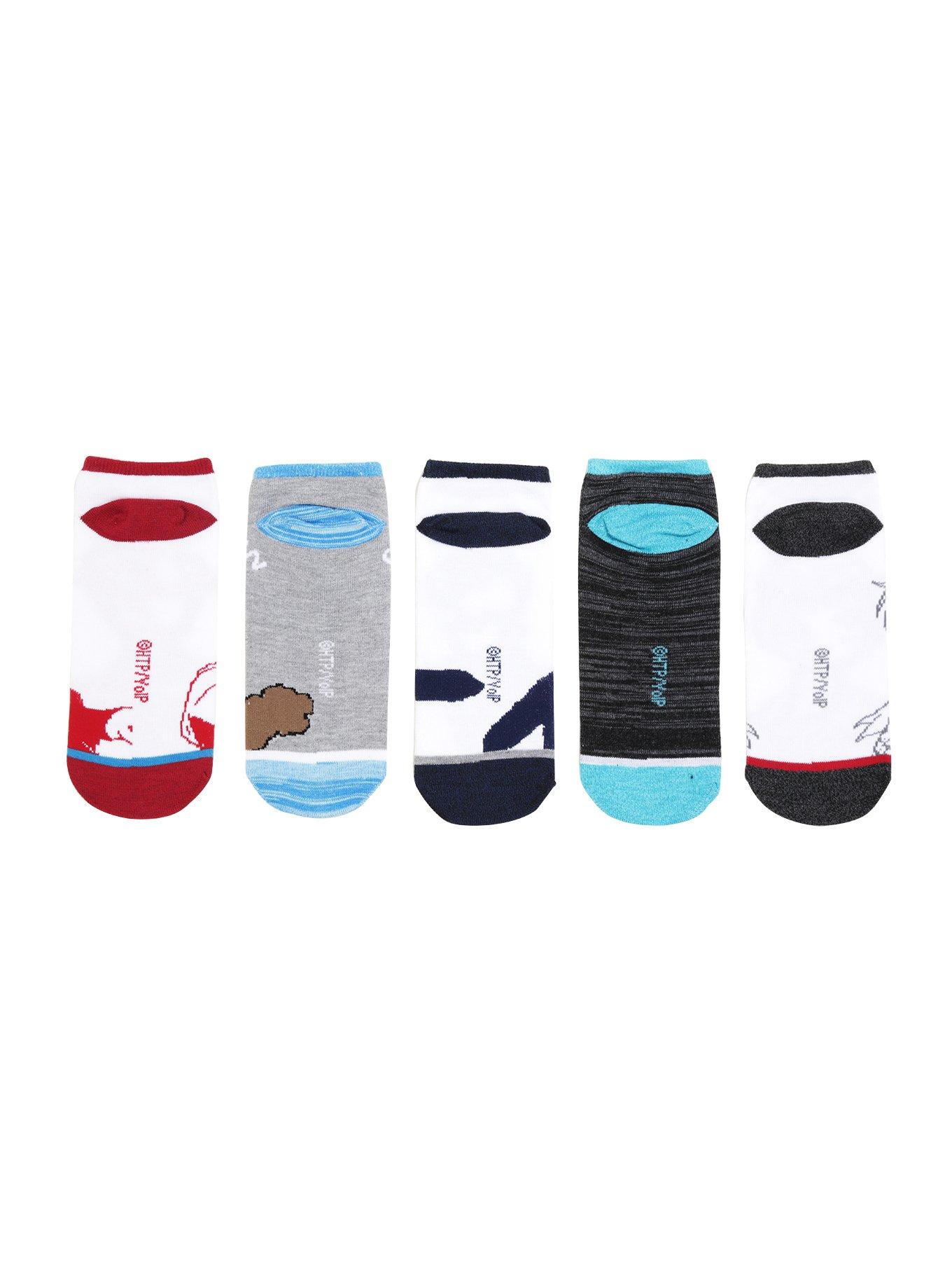 Yuri!!! On Ice No-Show Socks 5 Pair, , alternate