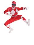 Mighty Morphin Power Rangers Red Ranger Bodysuit Cosplay Costume, , alternate
