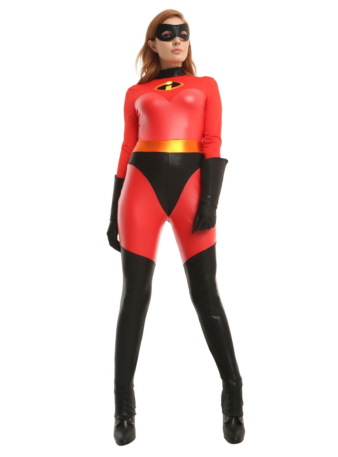 Disney Pixar The Incredibles Mrs. Incredible Cosplay Costume, , alternate