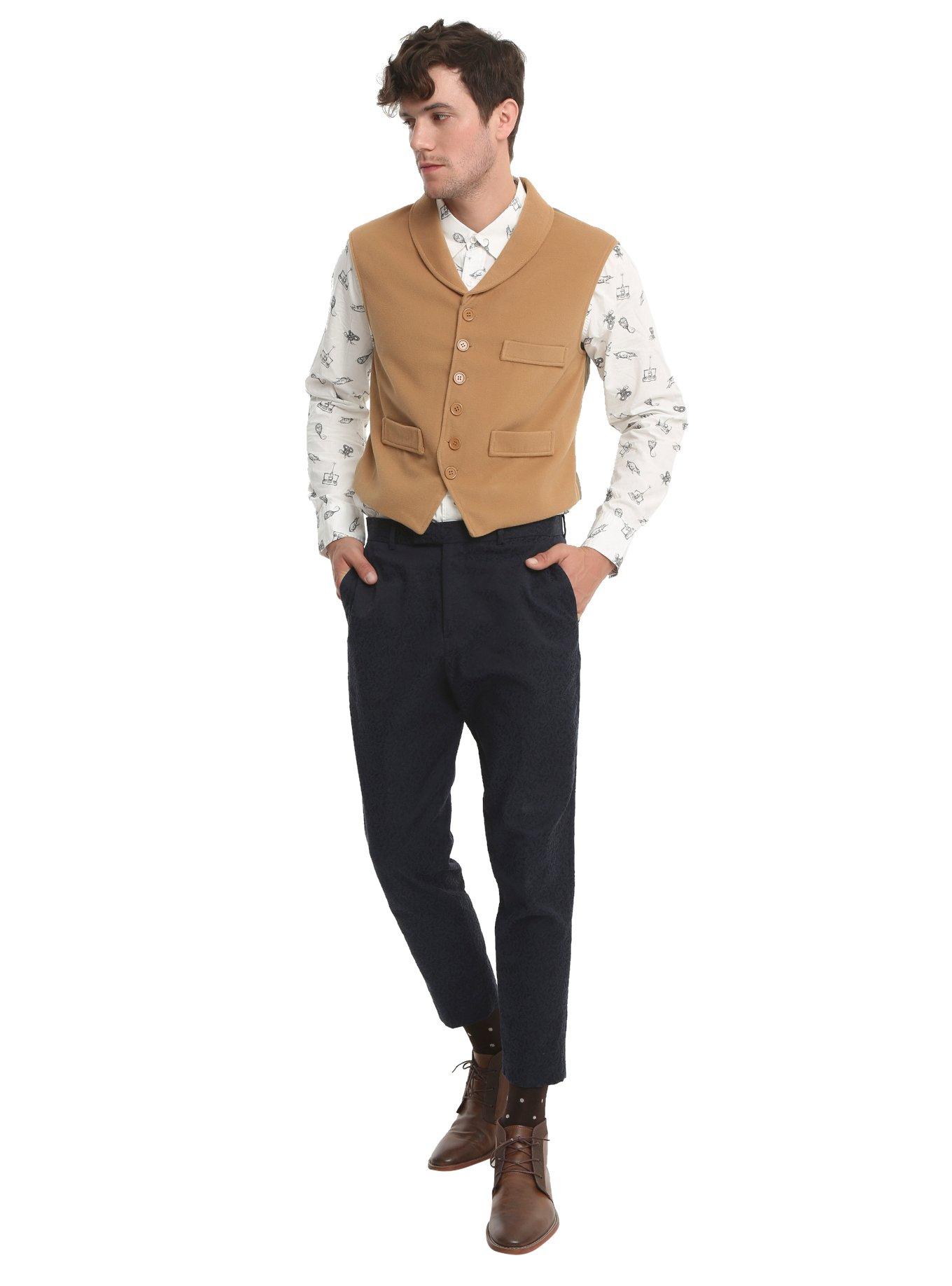 Fantastic Beasts And Where To Find Them Newt Cosplay Costume Vest, , alternate
