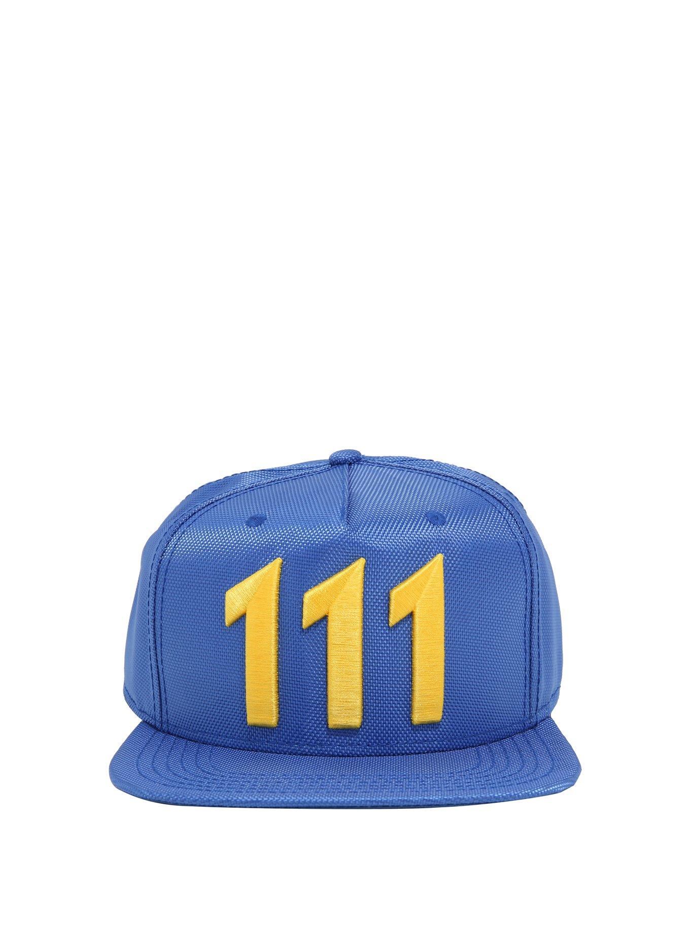 Fallout Vault 111 Nylon Snapback Hat, , alternate